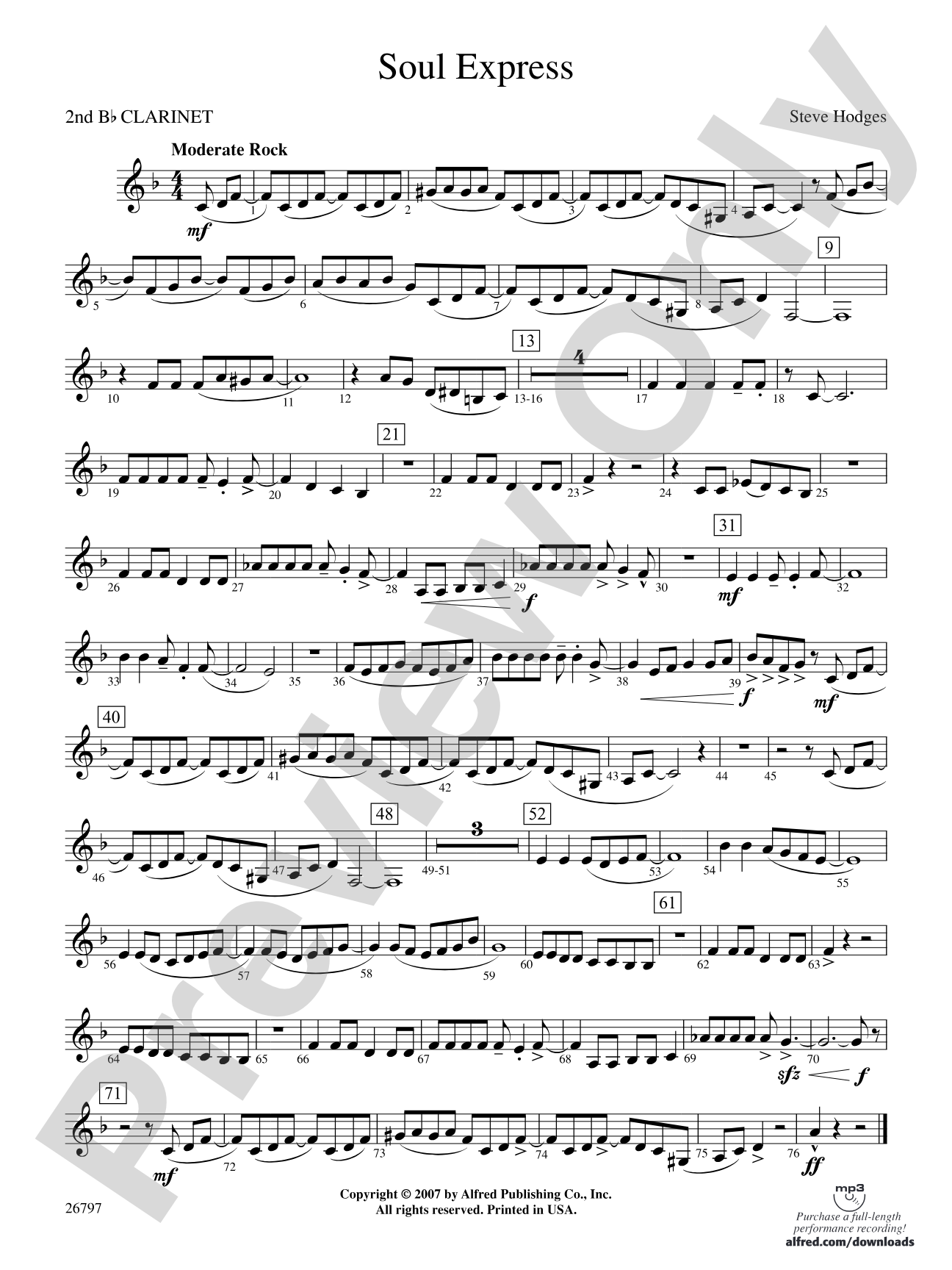 Soul Express: 2nd B-flat Clarinet
