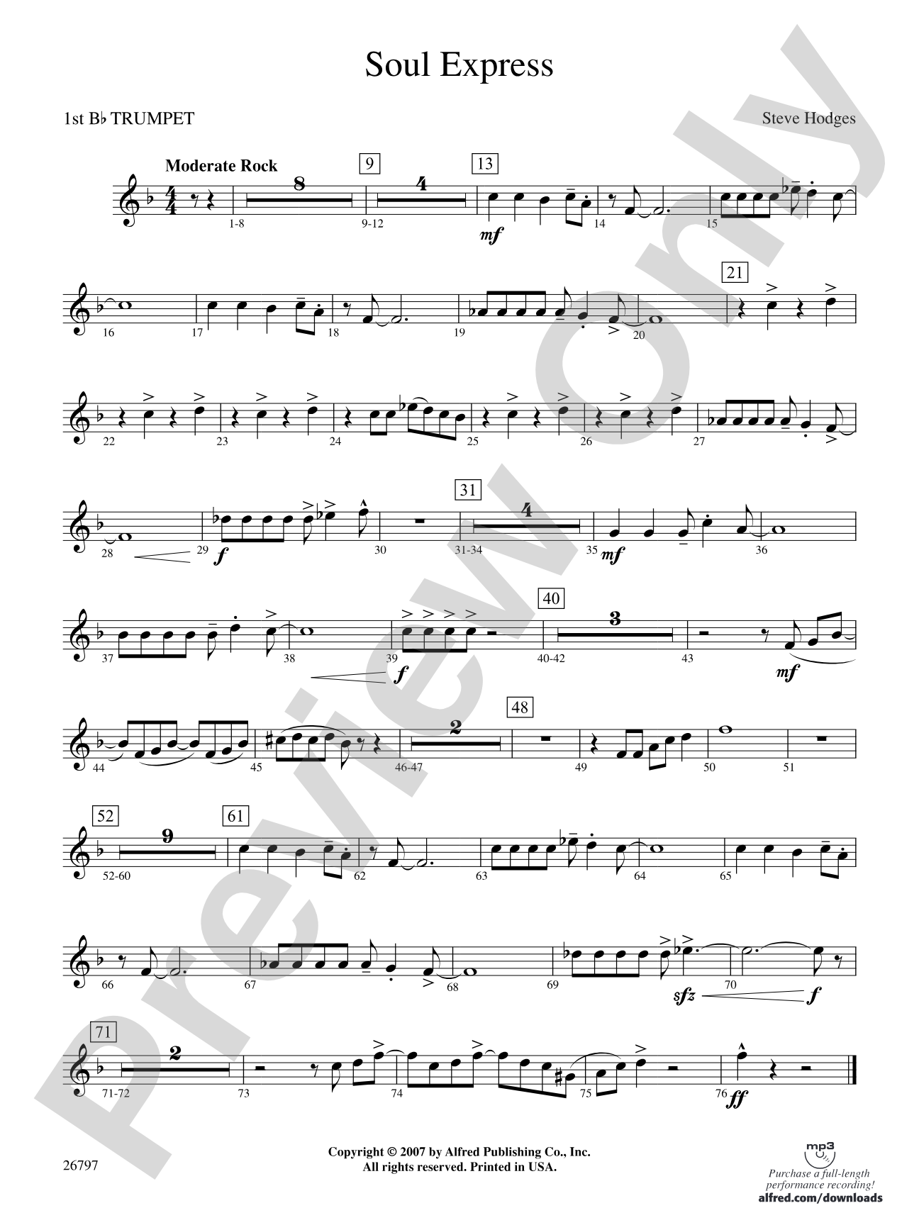 Soul Express: 1st B-flat Trumpet