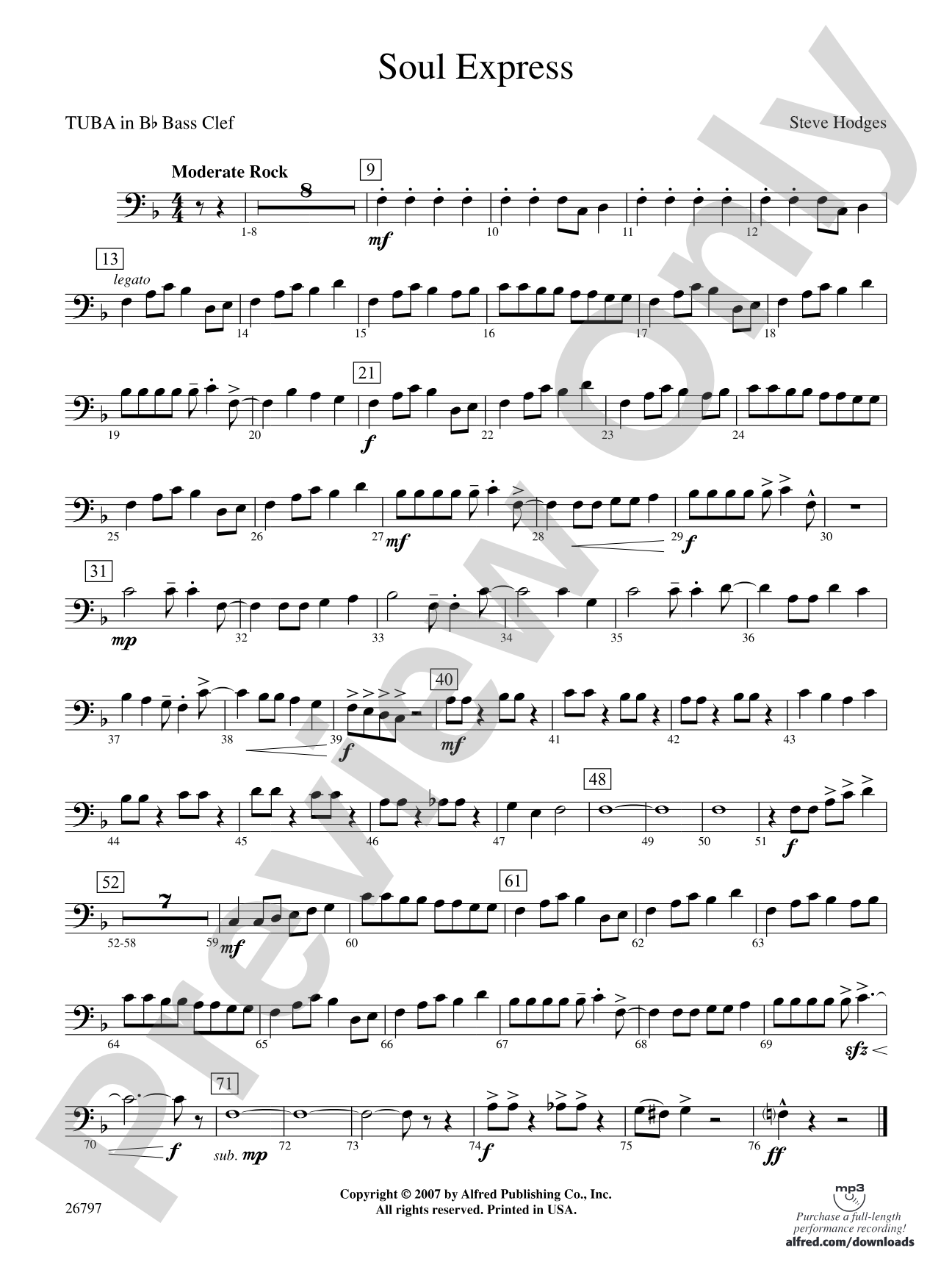 Soul Express: (wp) B-flat Tuba B.C.