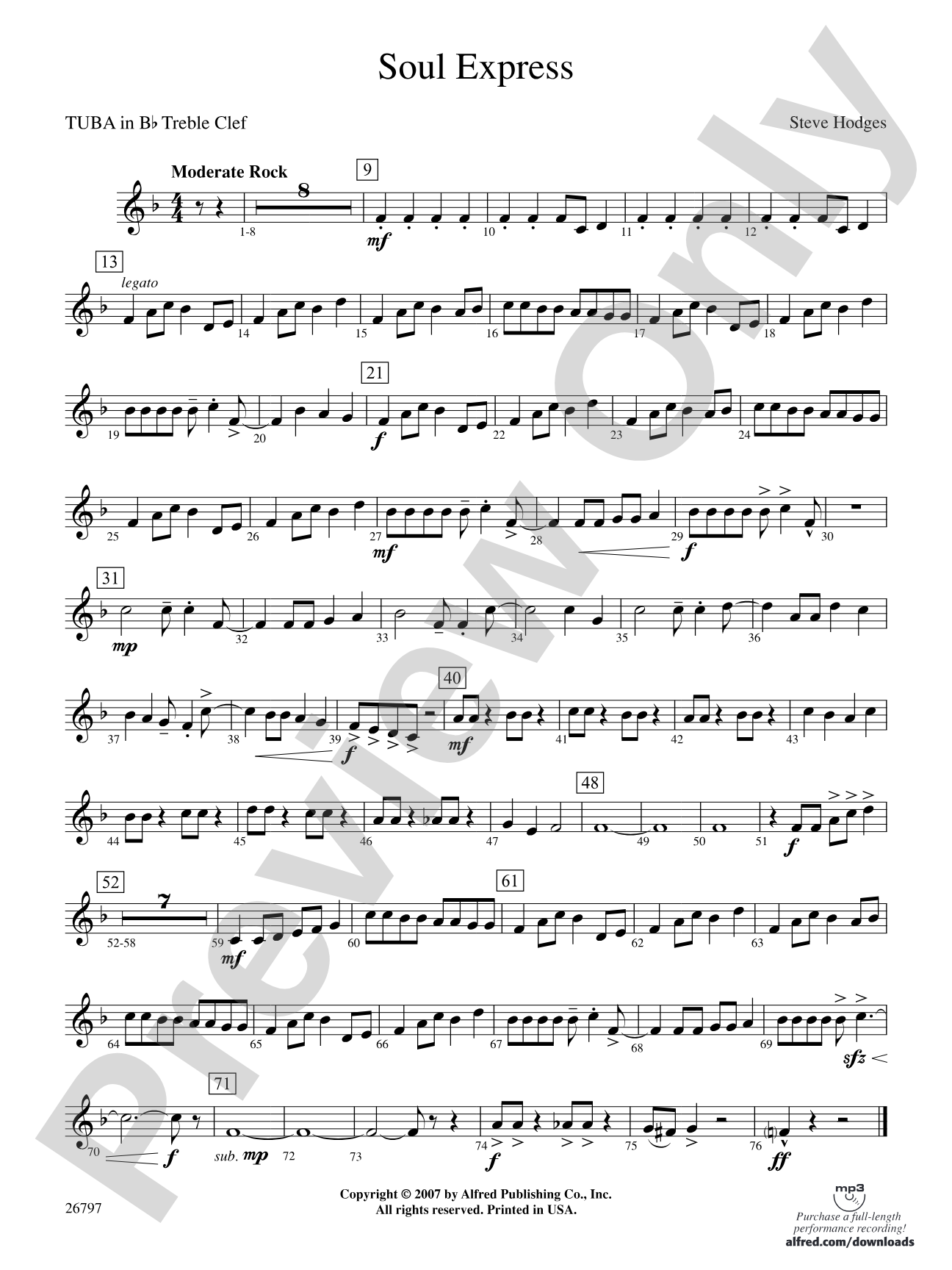 Soul Express: (wp) B-flat Tuba T.C.