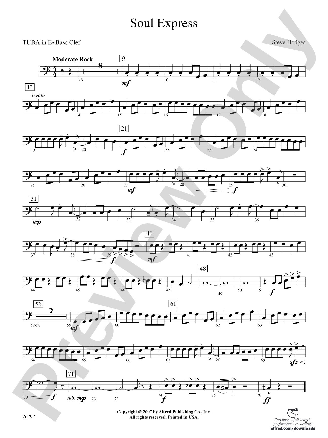 Soul Express: (wp) E-flat Tuba B.C.