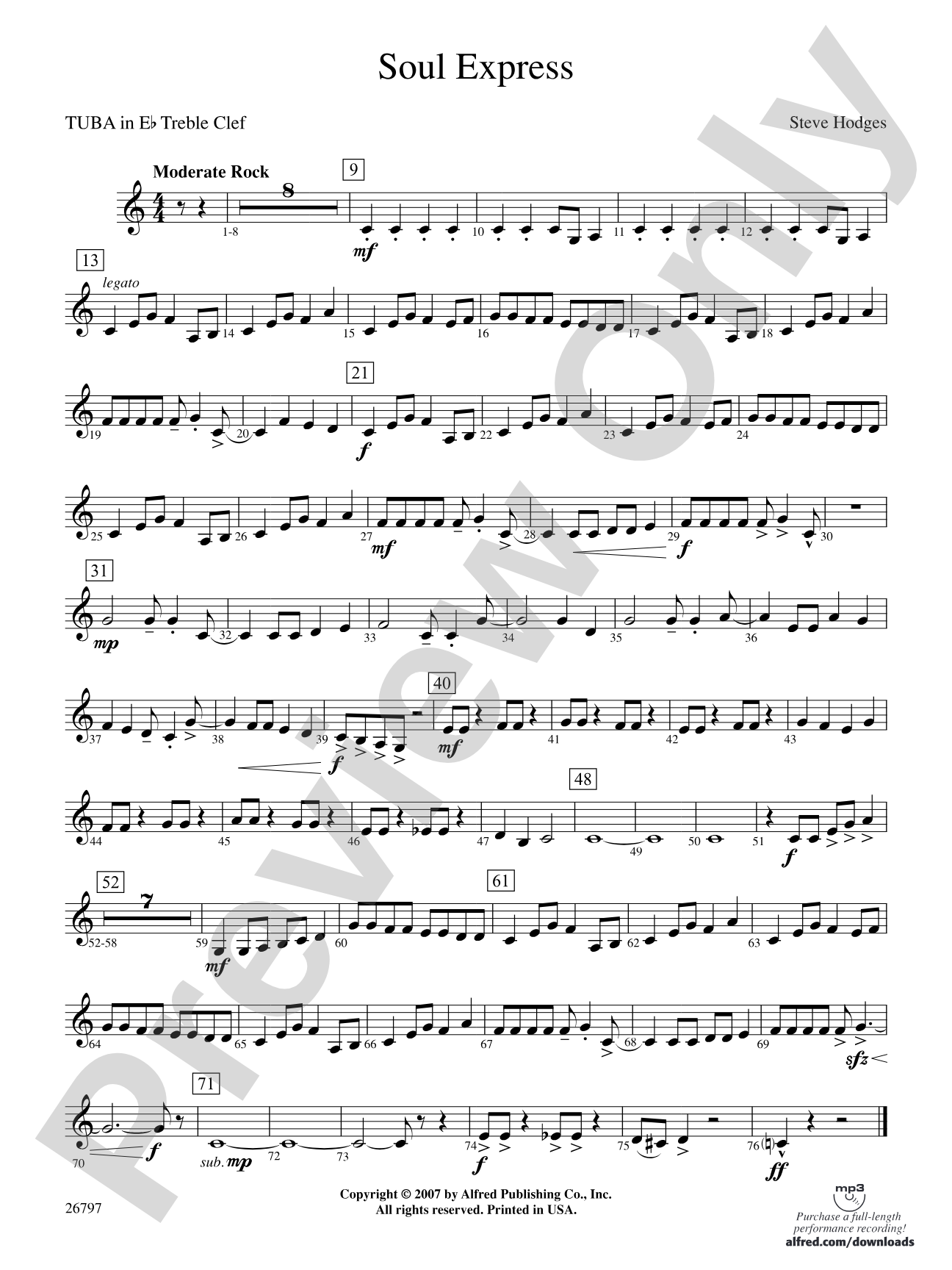 Soul Express: (wp) E-flat Tuba T.C.