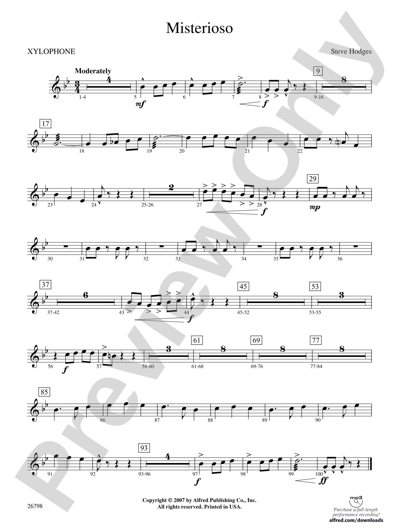 Misterioso: Xylophone