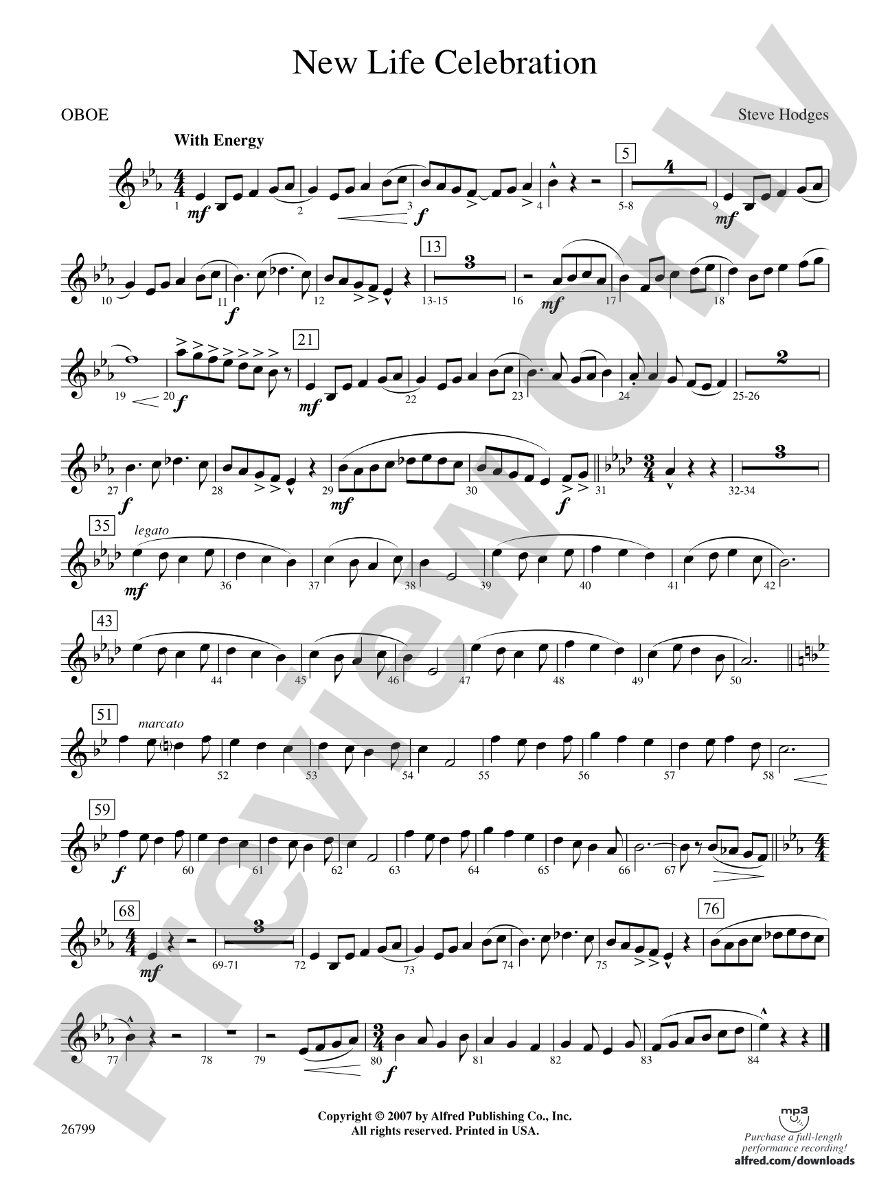 New Life Celebration: Oboe