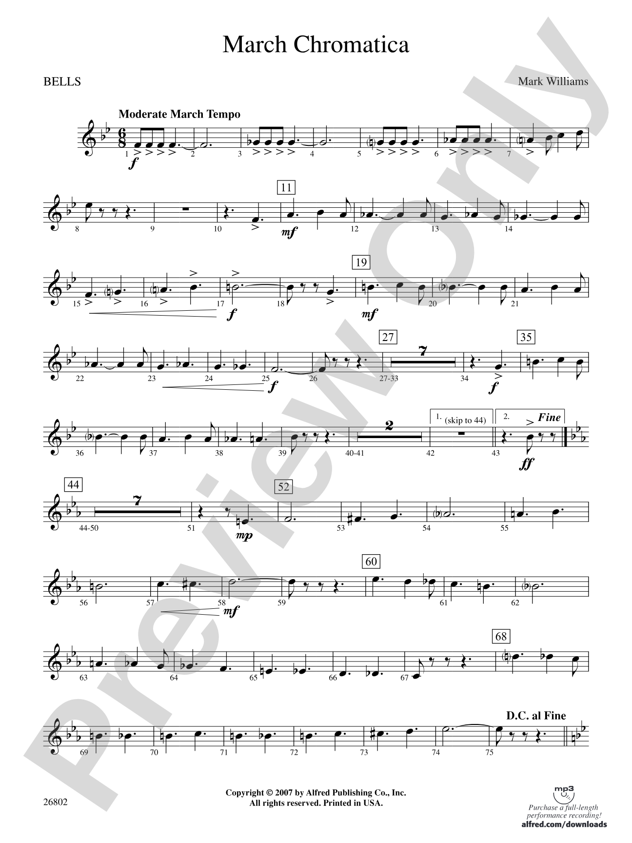 March Chromatica: Bells