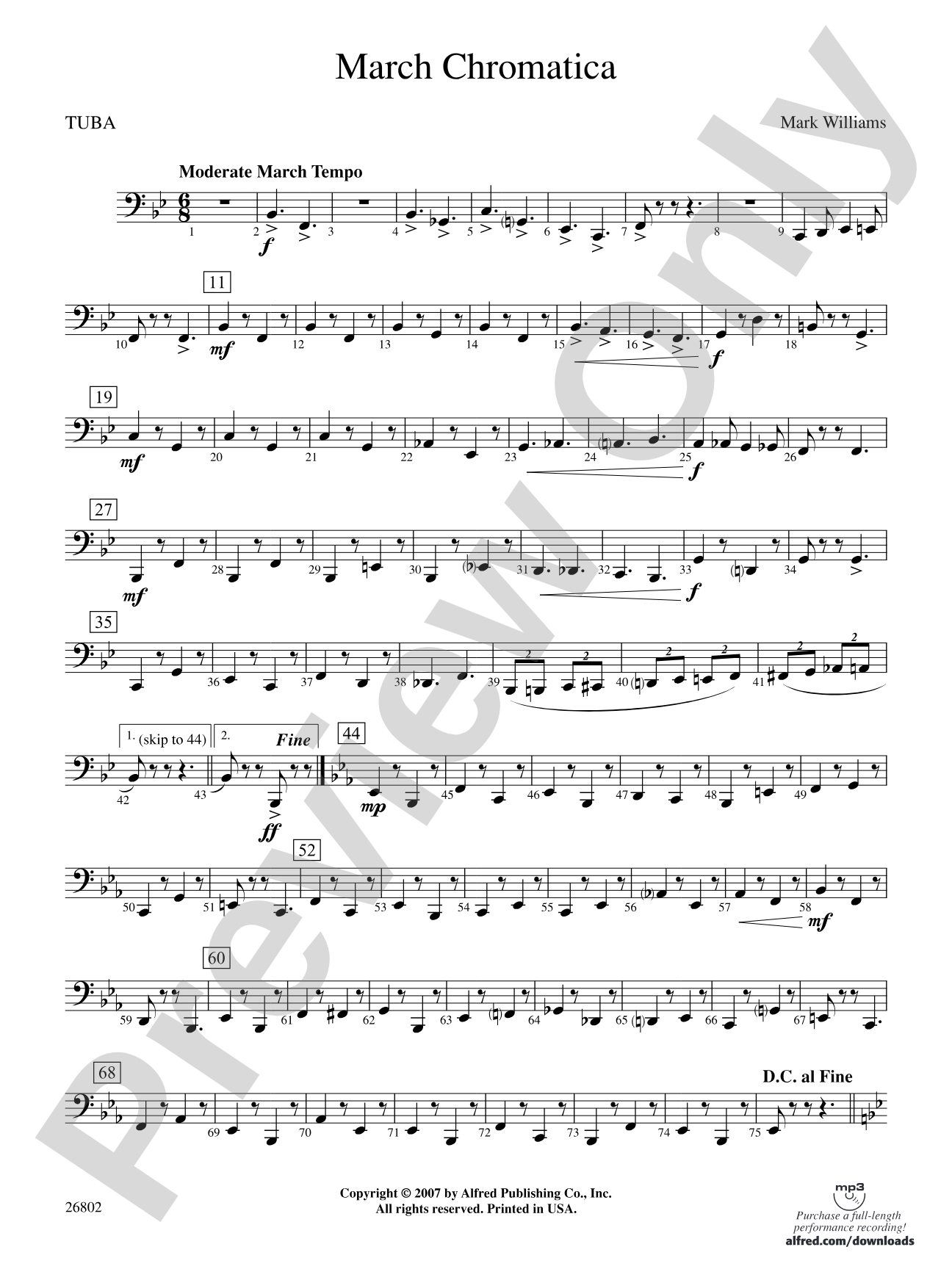 March Chromatica: Tuba