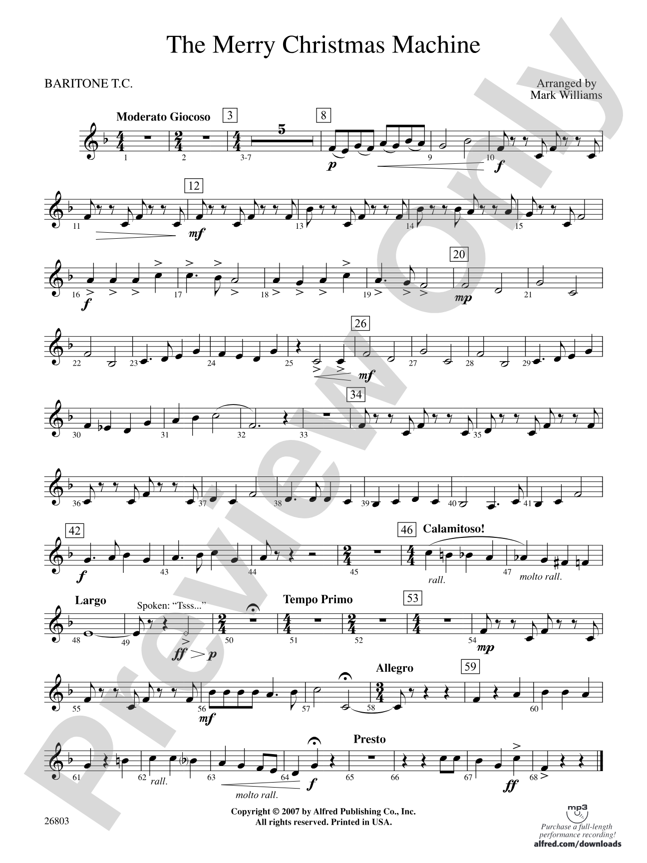 The Merry Christmas Machine: Baritone T.C.