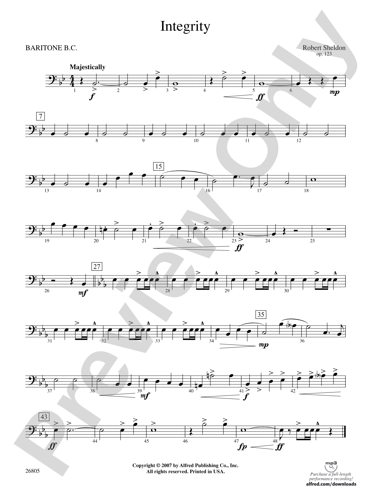 Integrity: Baritone B.C.