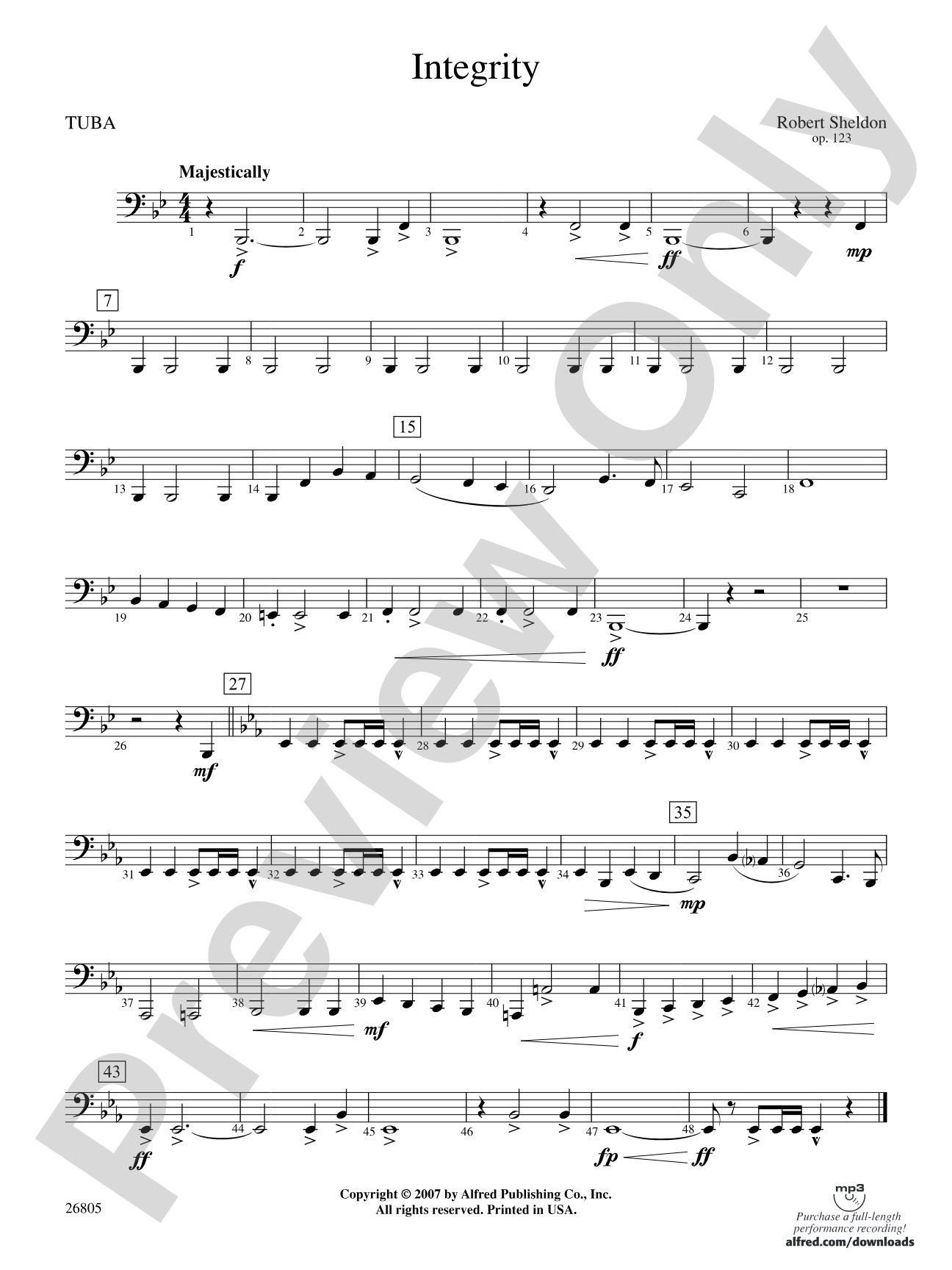 Integrity: Tuba