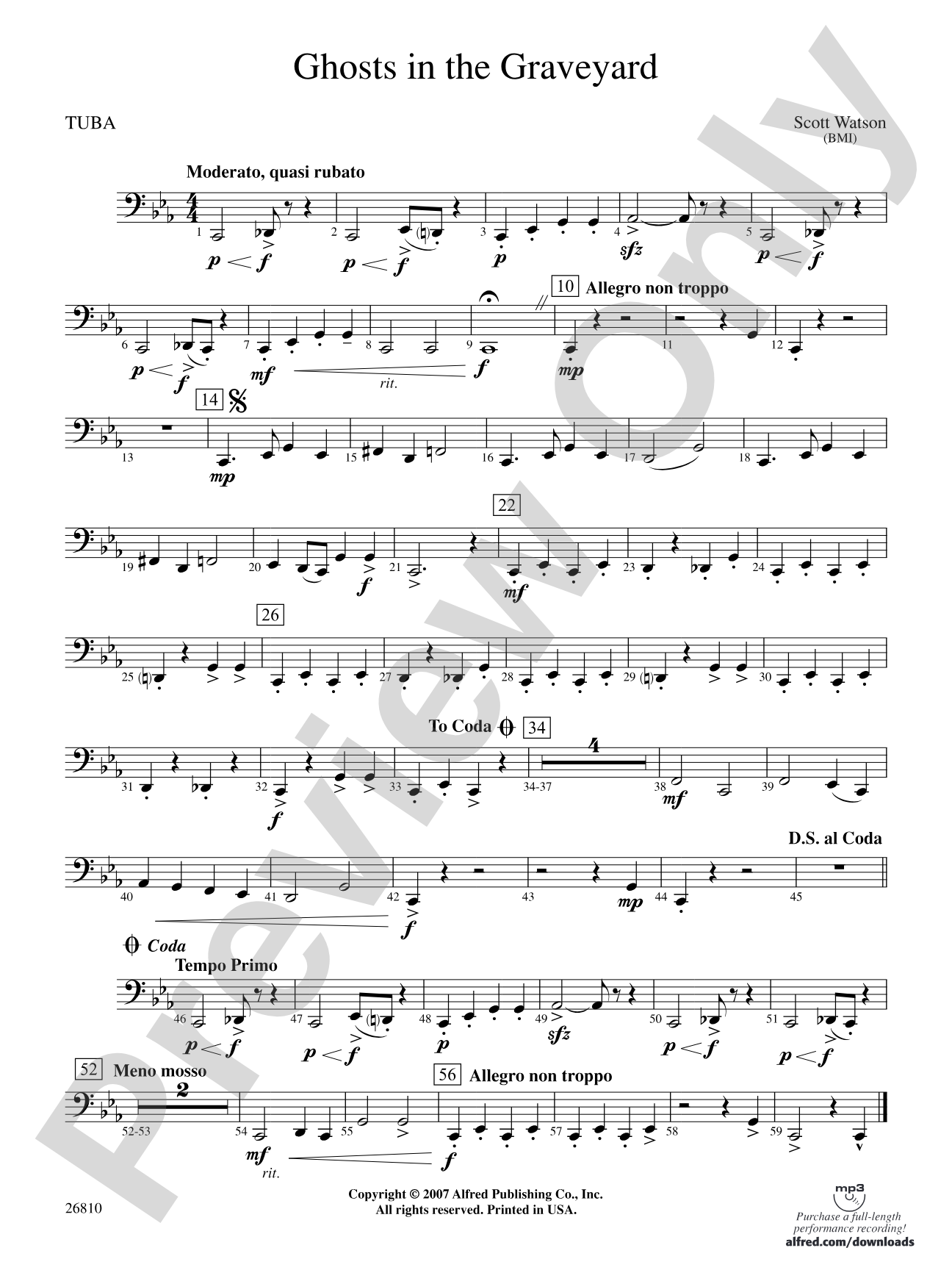 Ghosts in the Graveyard: Tuba