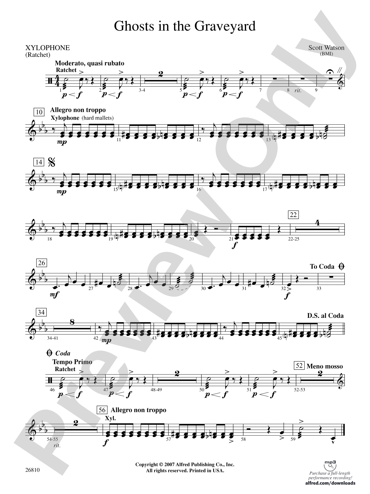 Ghosts in the Graveyard: Xylophone