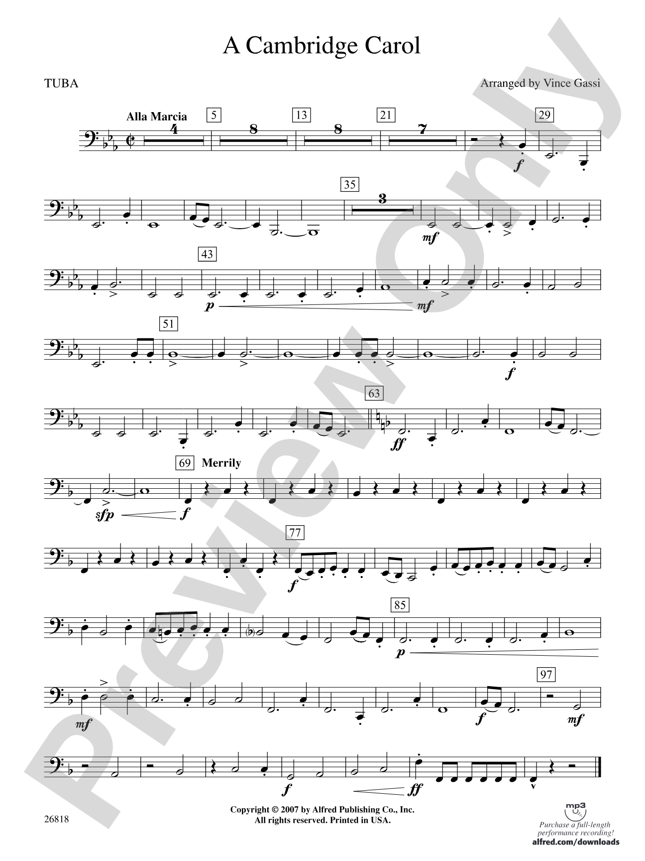 A Cambridge Carol: Tuba