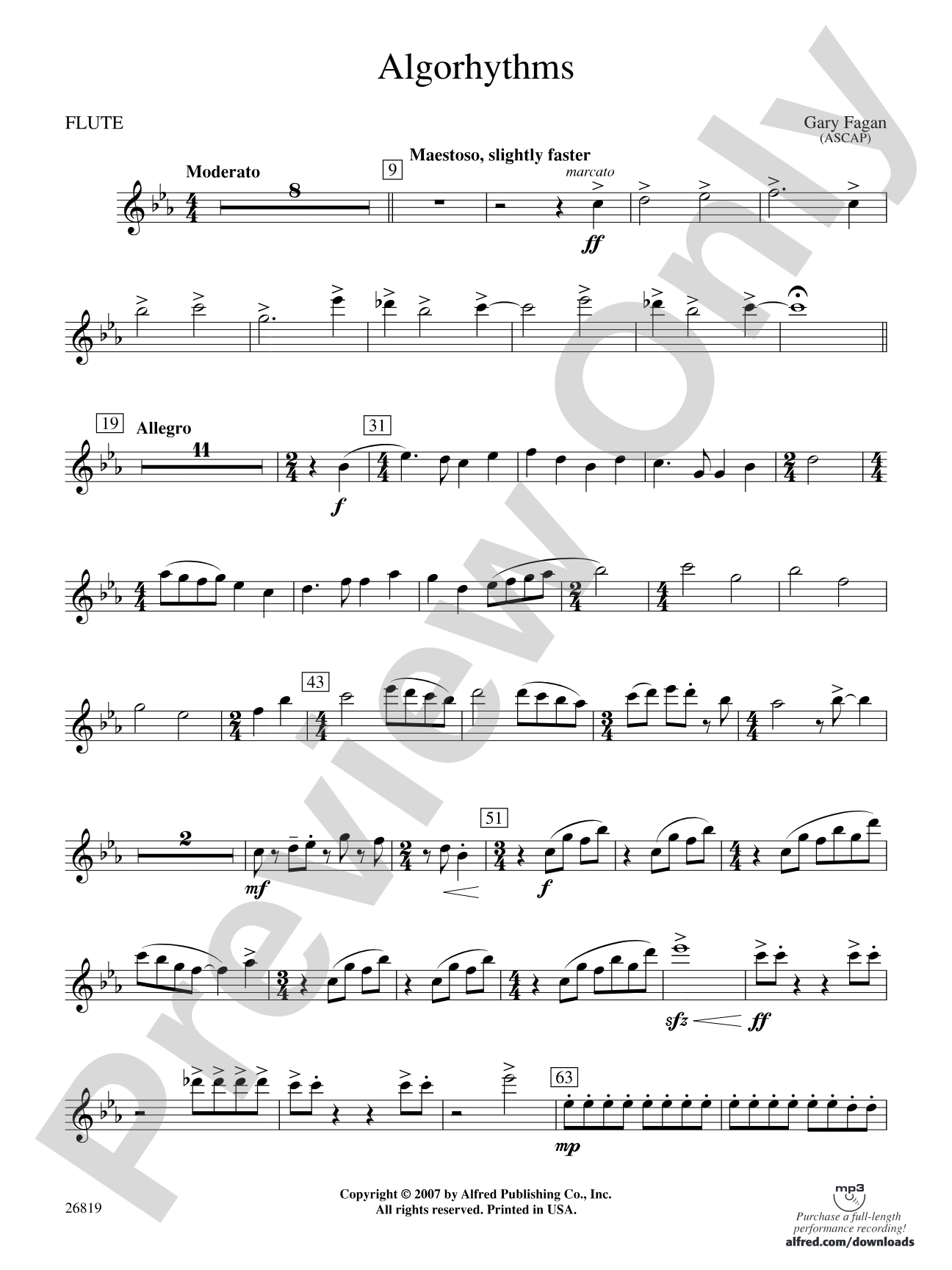 Algorhythms: Flute