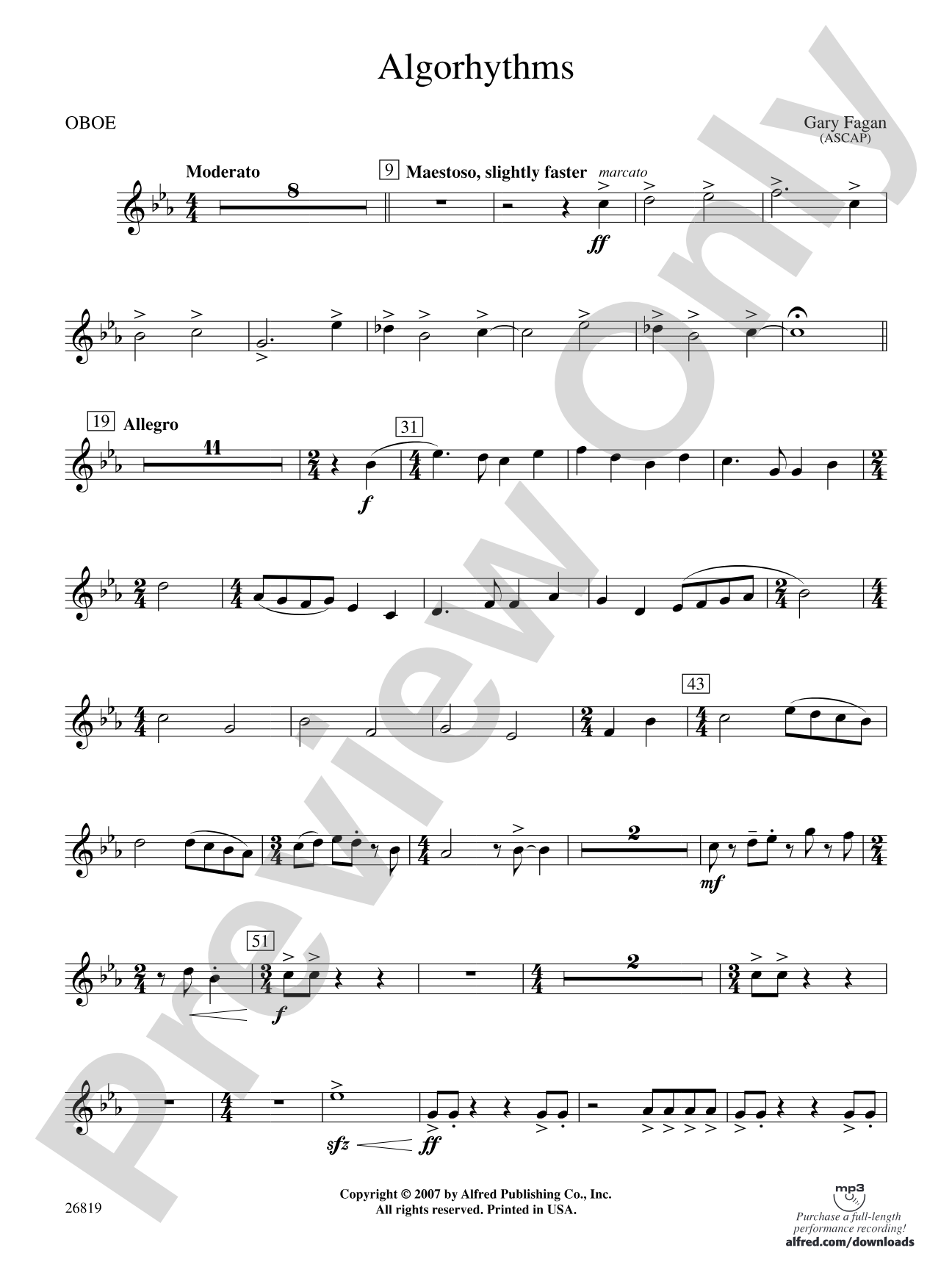 Algorhythms: Oboe