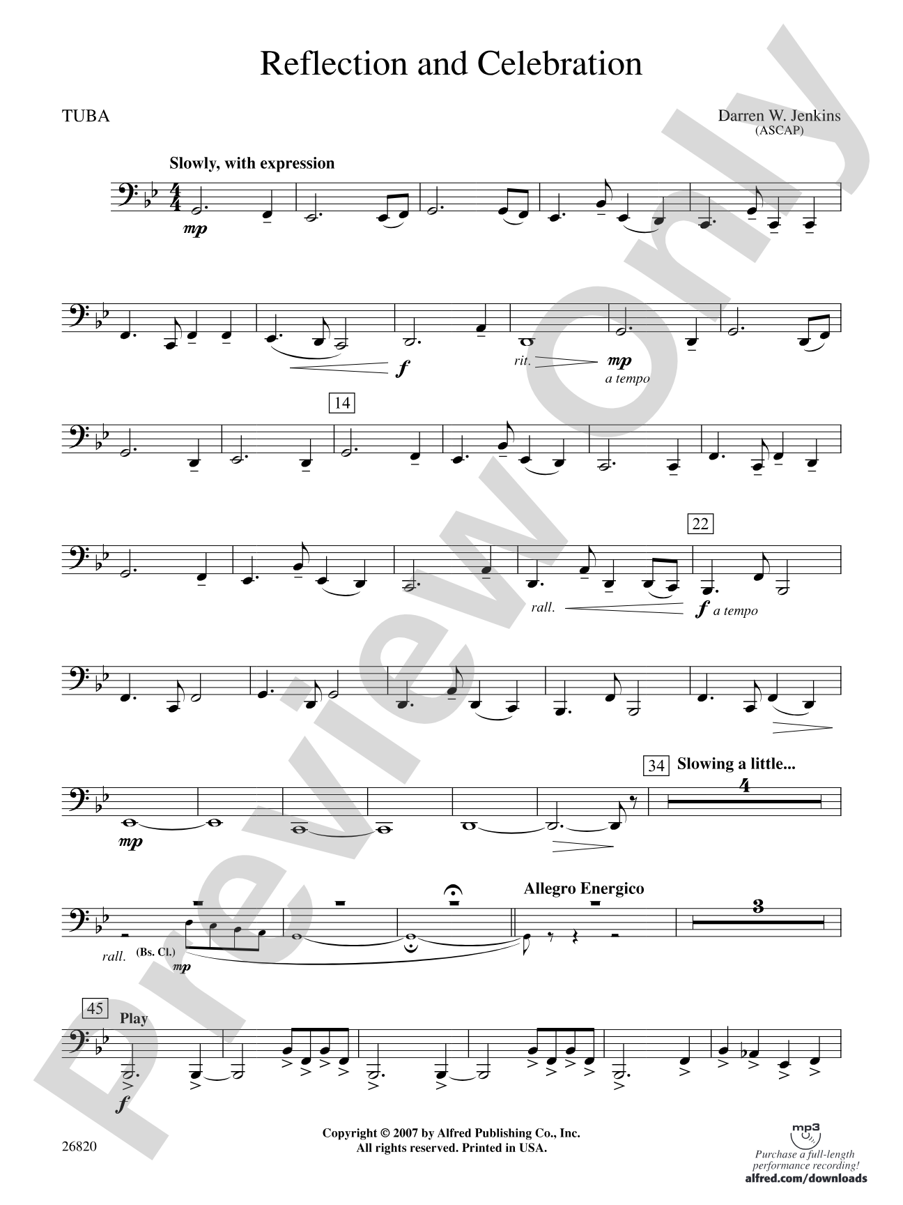 Reflection and Celebration: Tuba