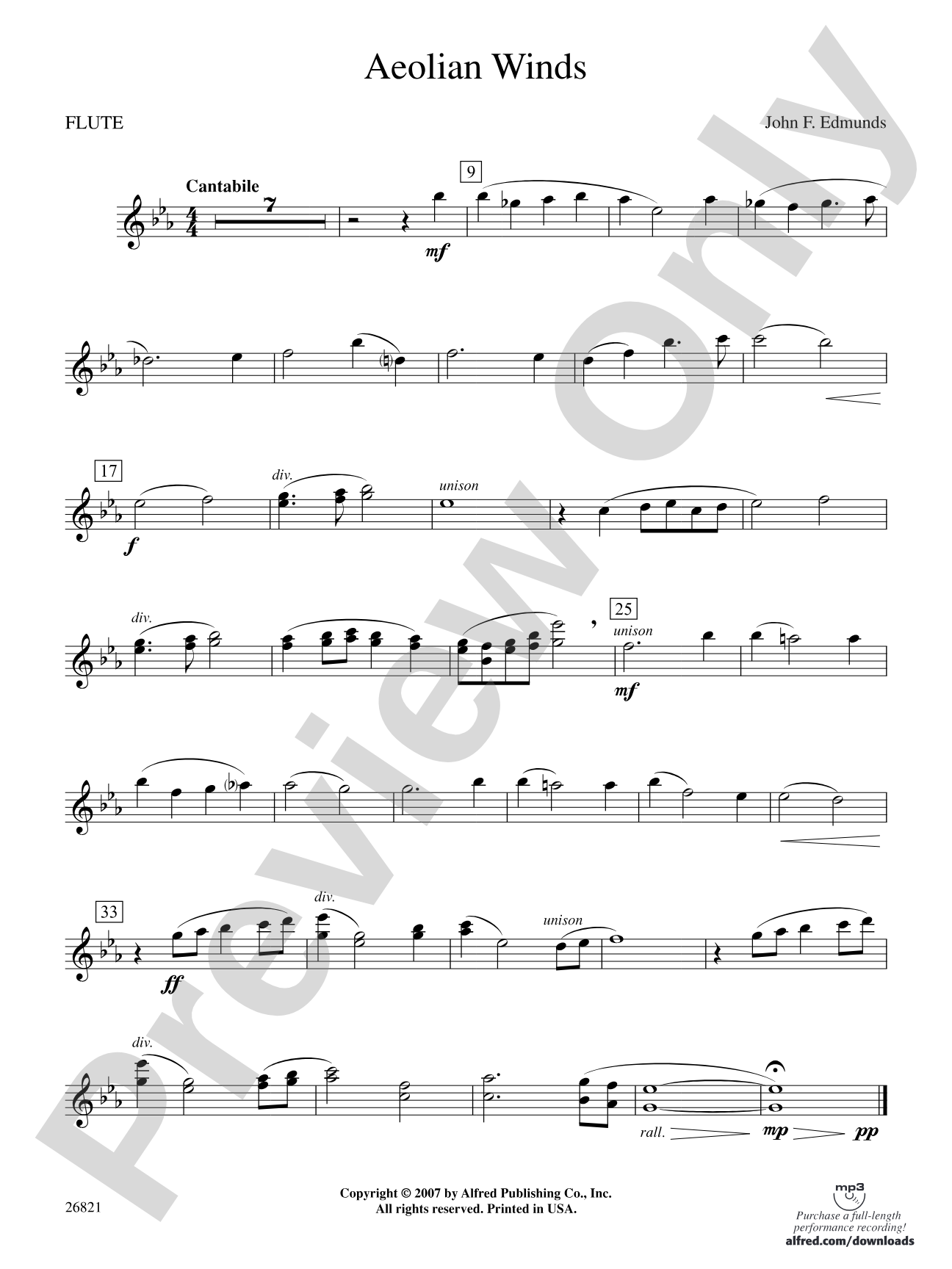 Aeolian Winds: Flute
