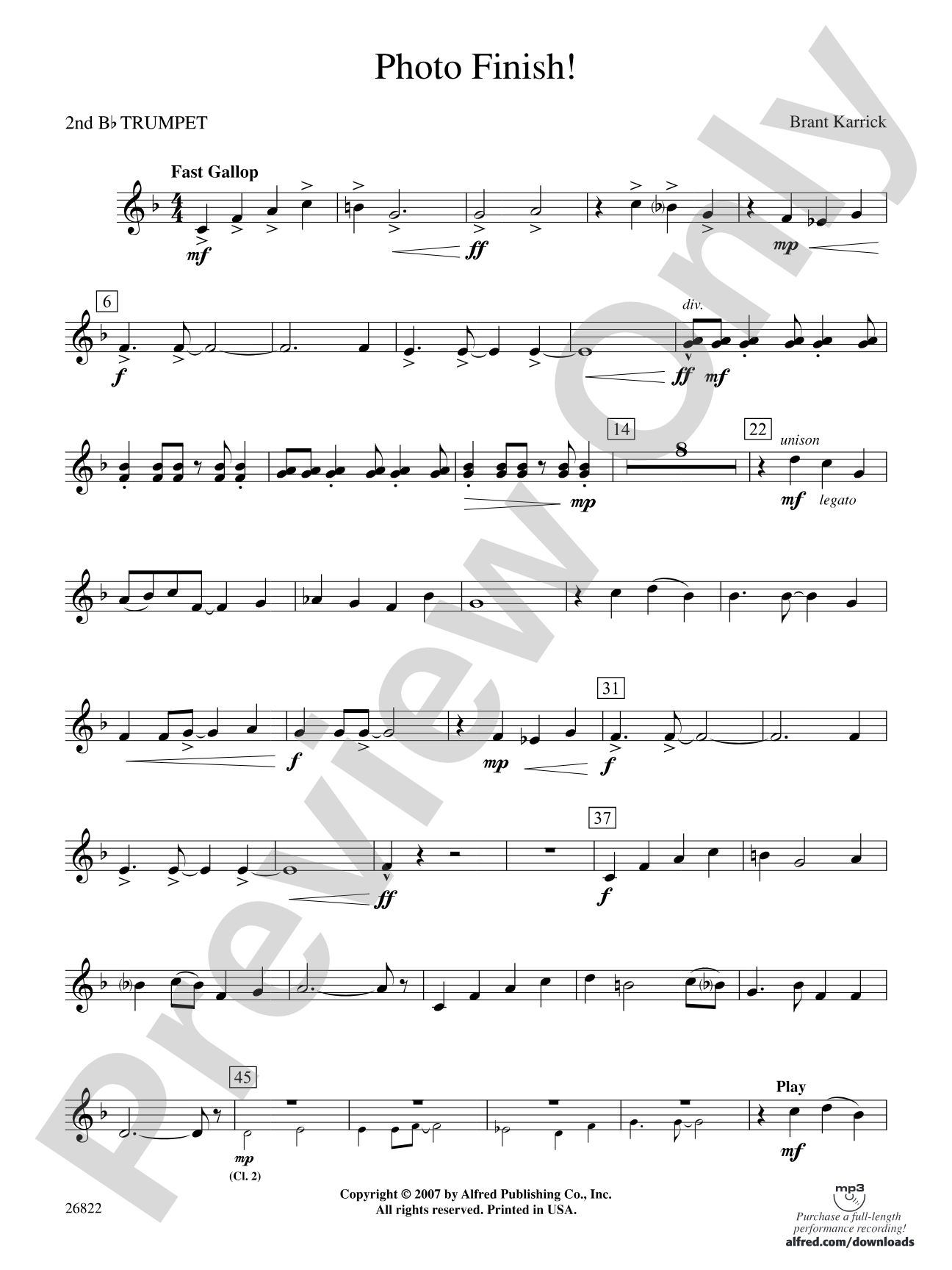 Photo Finish!: 2nd B-flat Trumpet