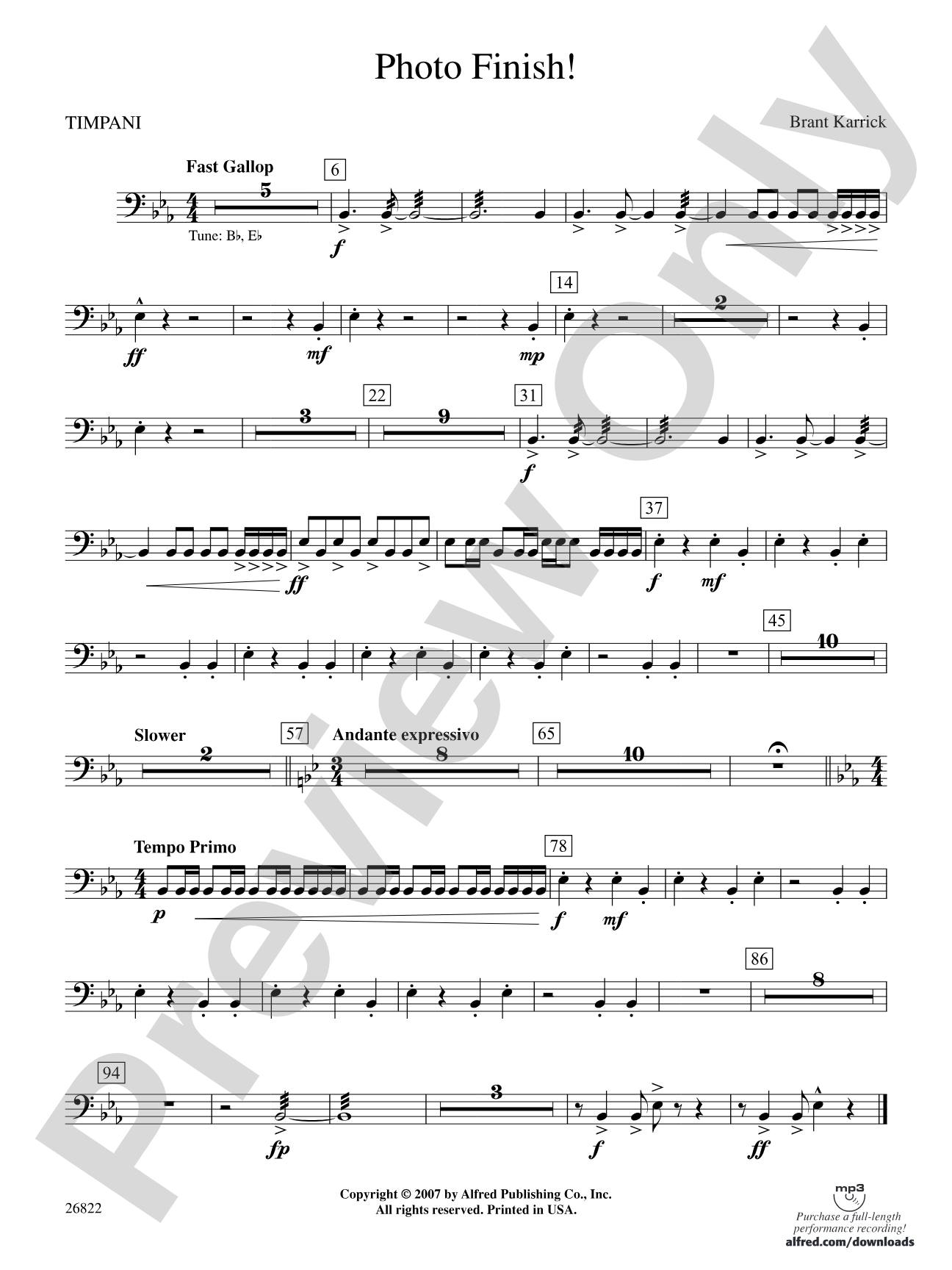 Photo Finish!: Timpani