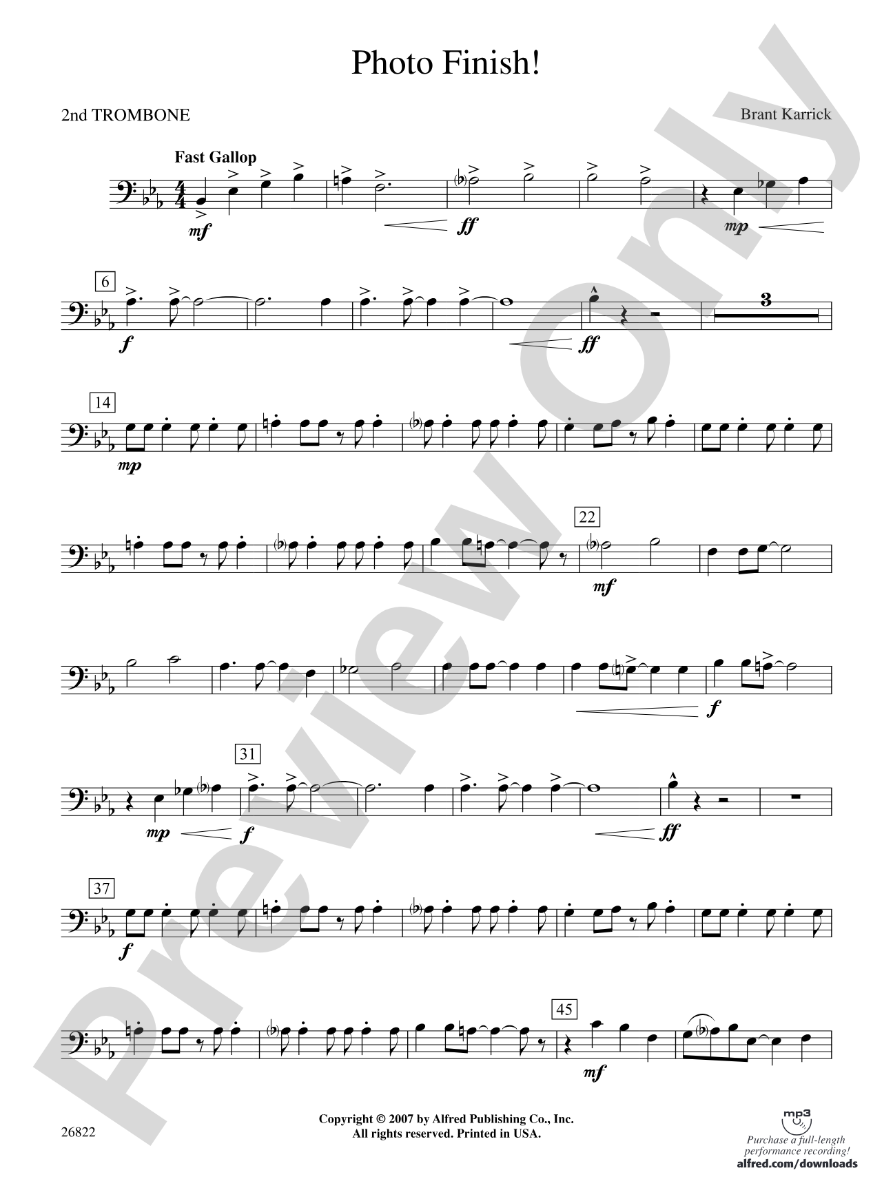 Photo Finish!: 2nd Trombone