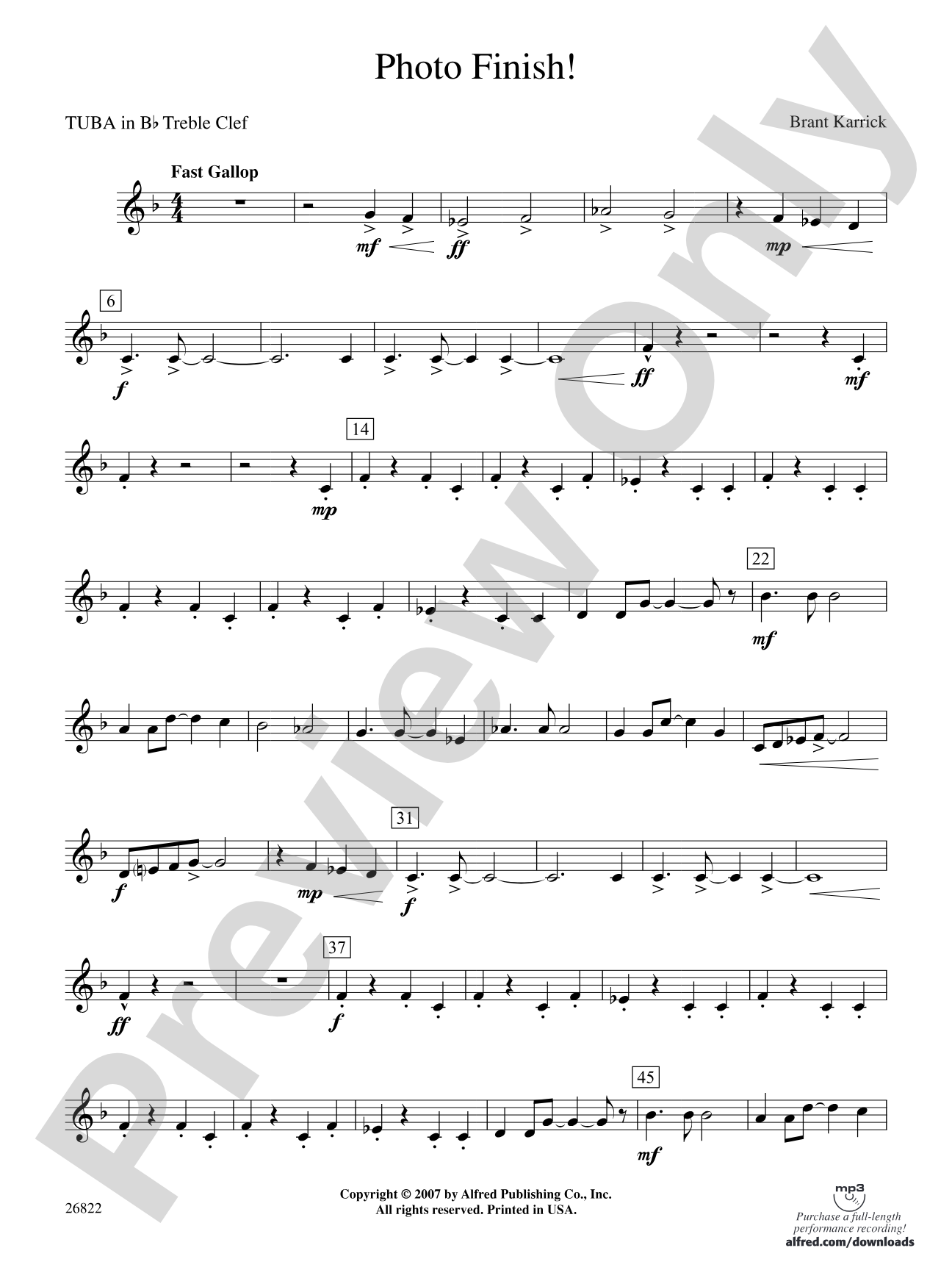 Photo Finish!: (wp) B-flat Tuba T.C.