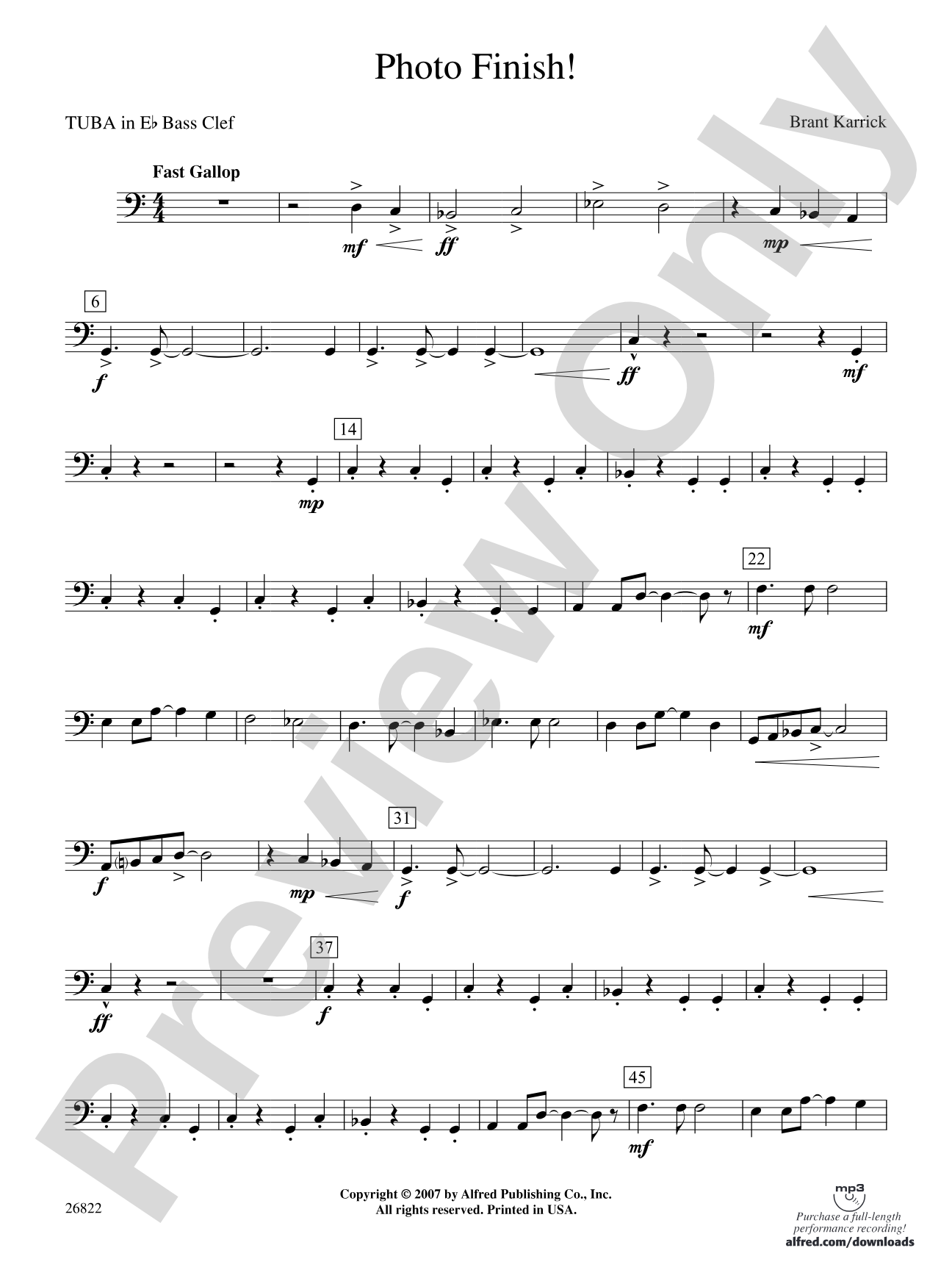 Photo Finish!: (wp) E-flat Tuba B.C.