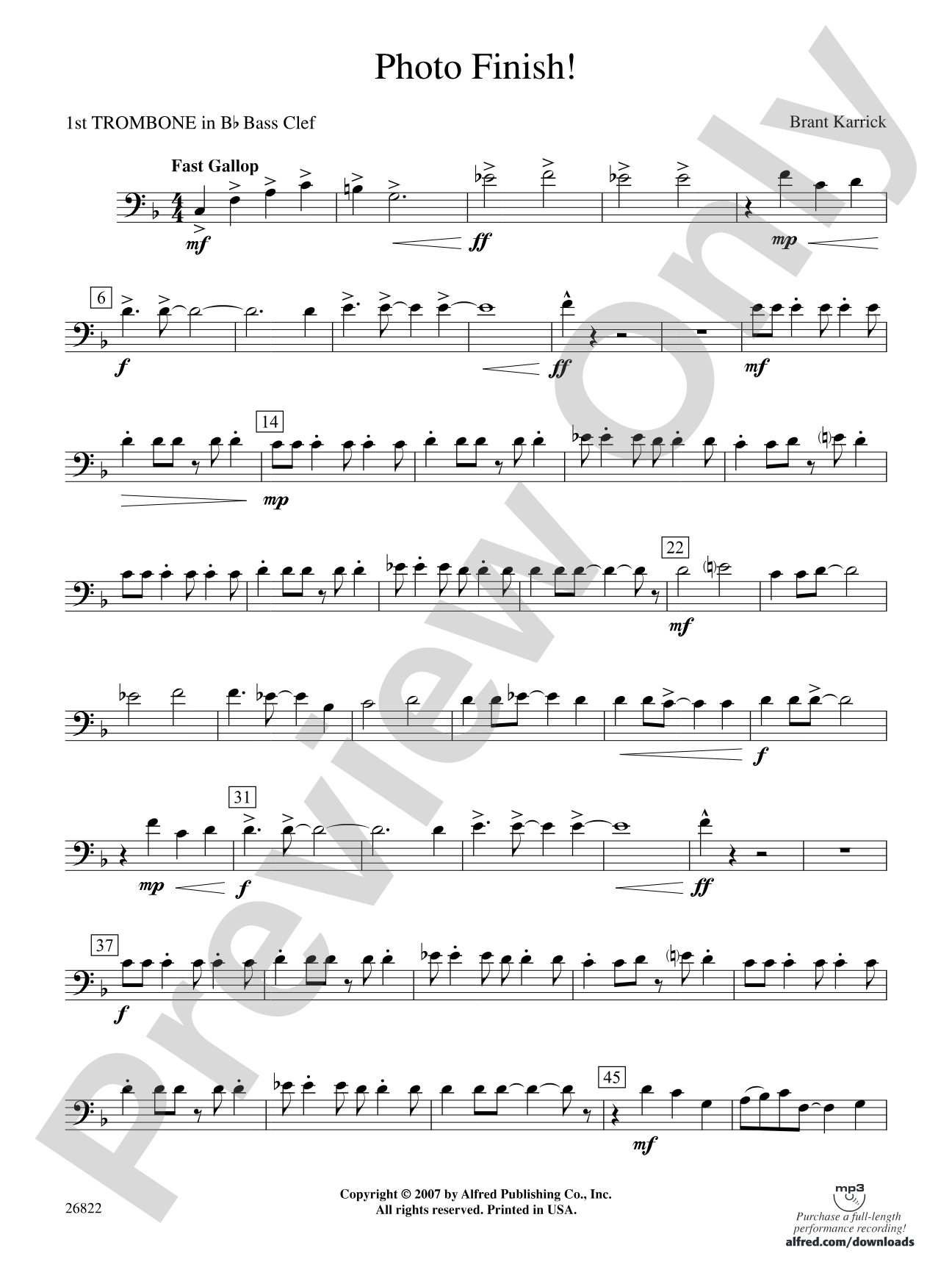 Photo Finish!: (wp) 1st B-flat Trombone B.C.