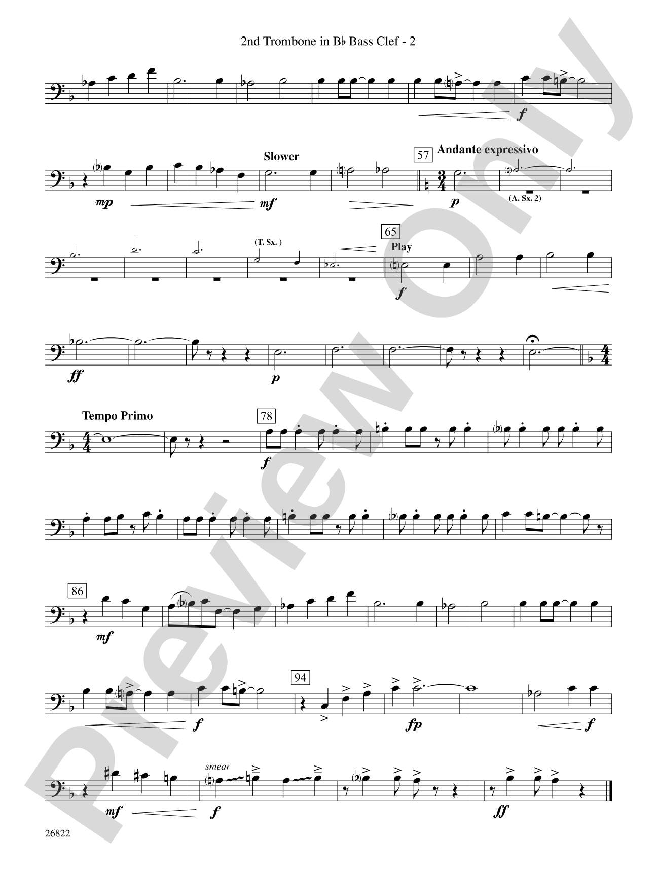 Photo Finish!: (wp) 2nd B-flat Trombone B.C.