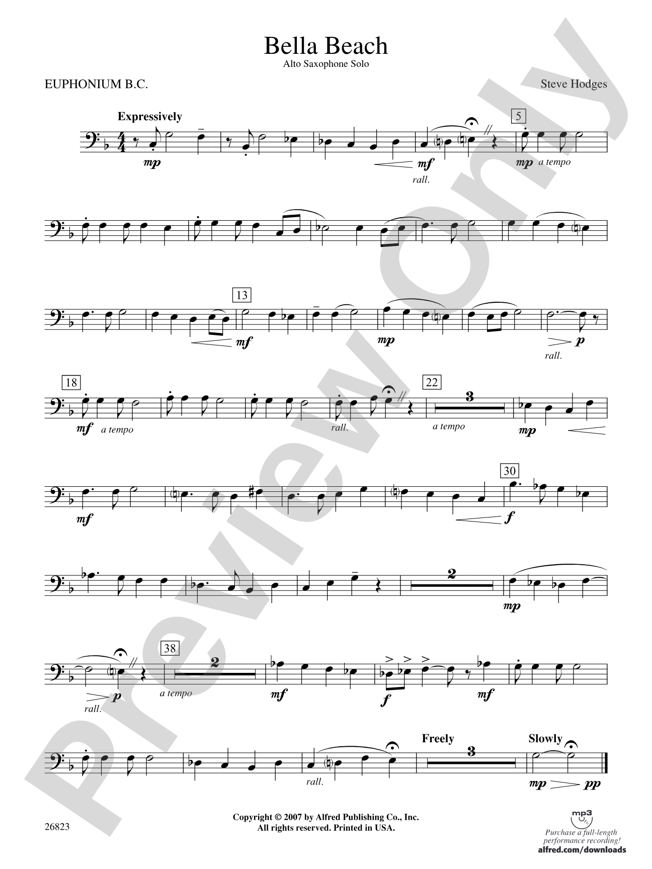 Bella Beach: Baritone B.C.