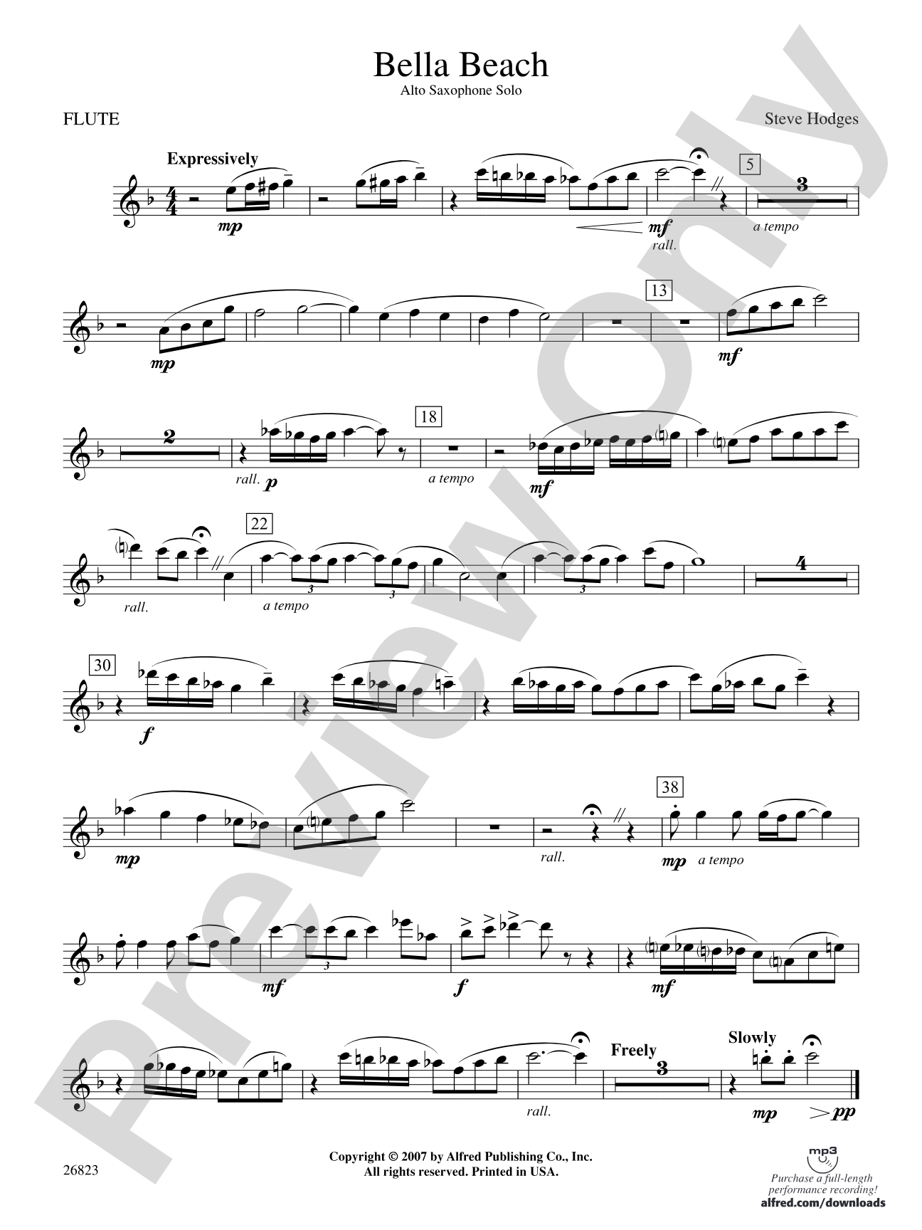 Bella Beach: Flute