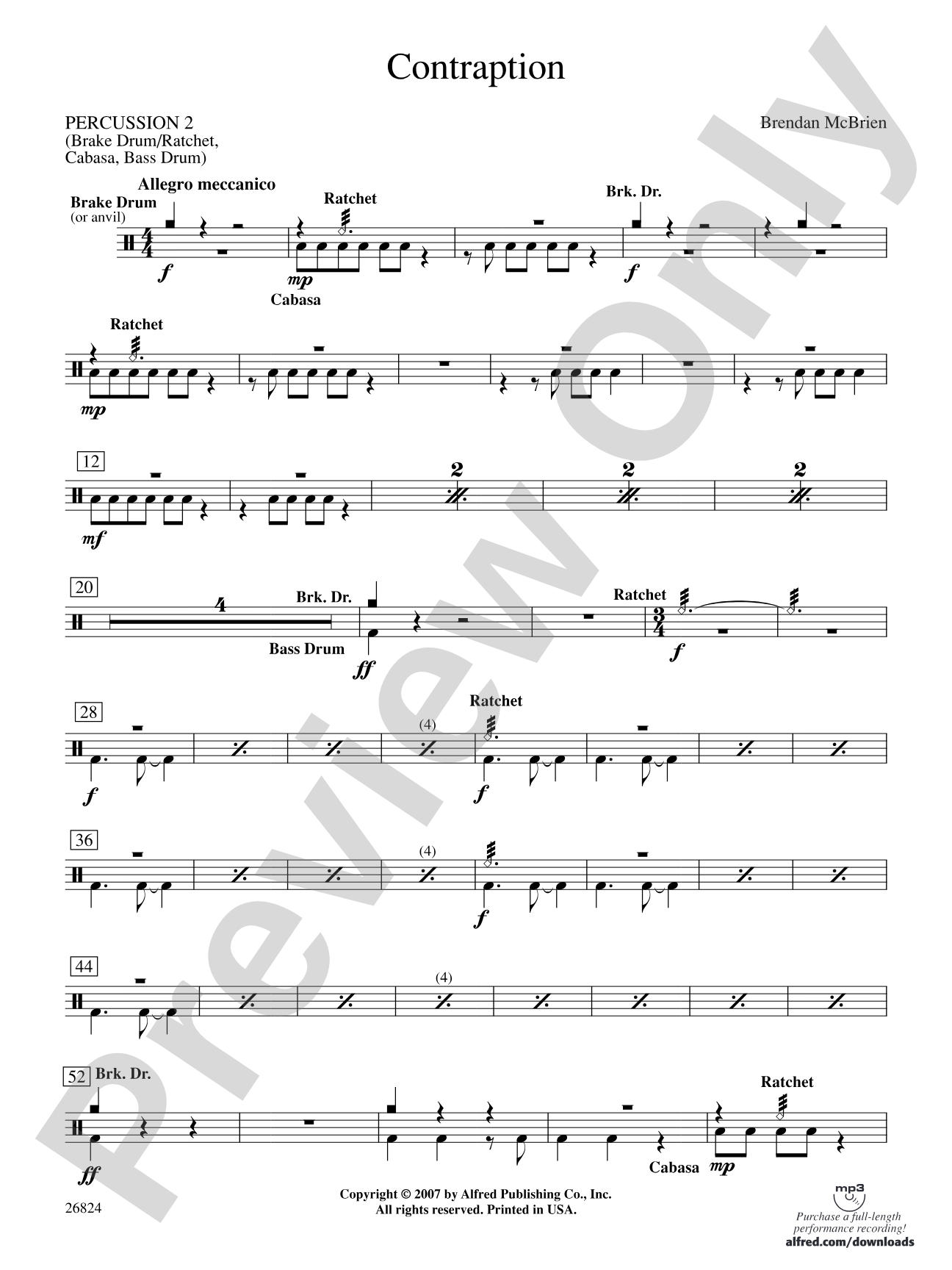 Contraption: 2nd Percussion