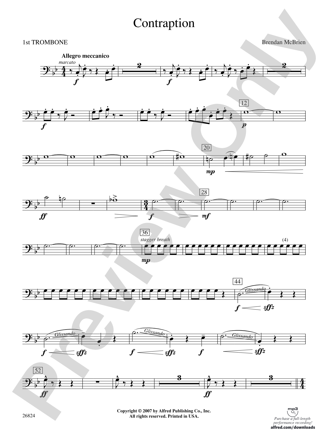Contraption: 1st Trombone