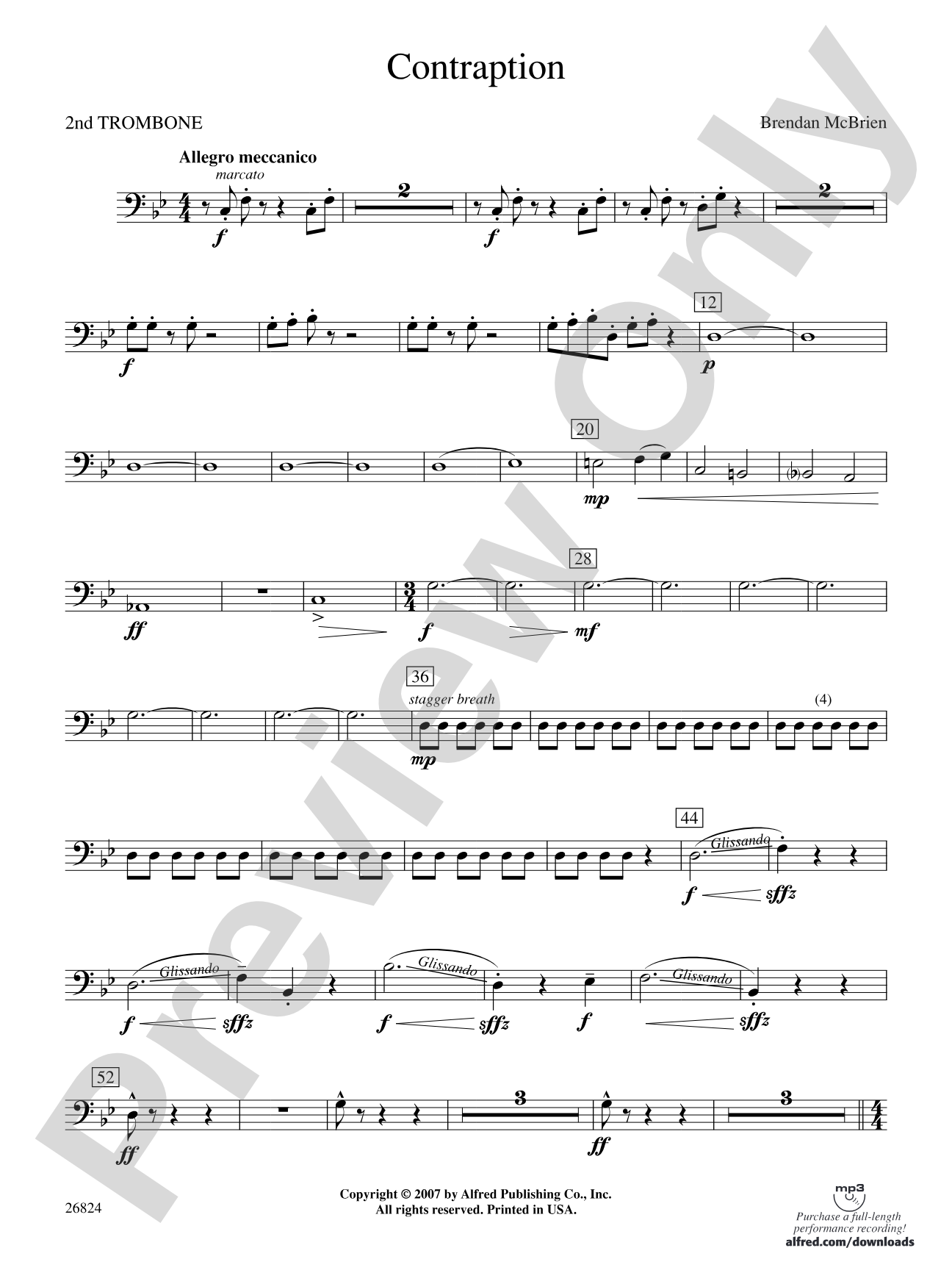 Contraption: 2nd Trombone