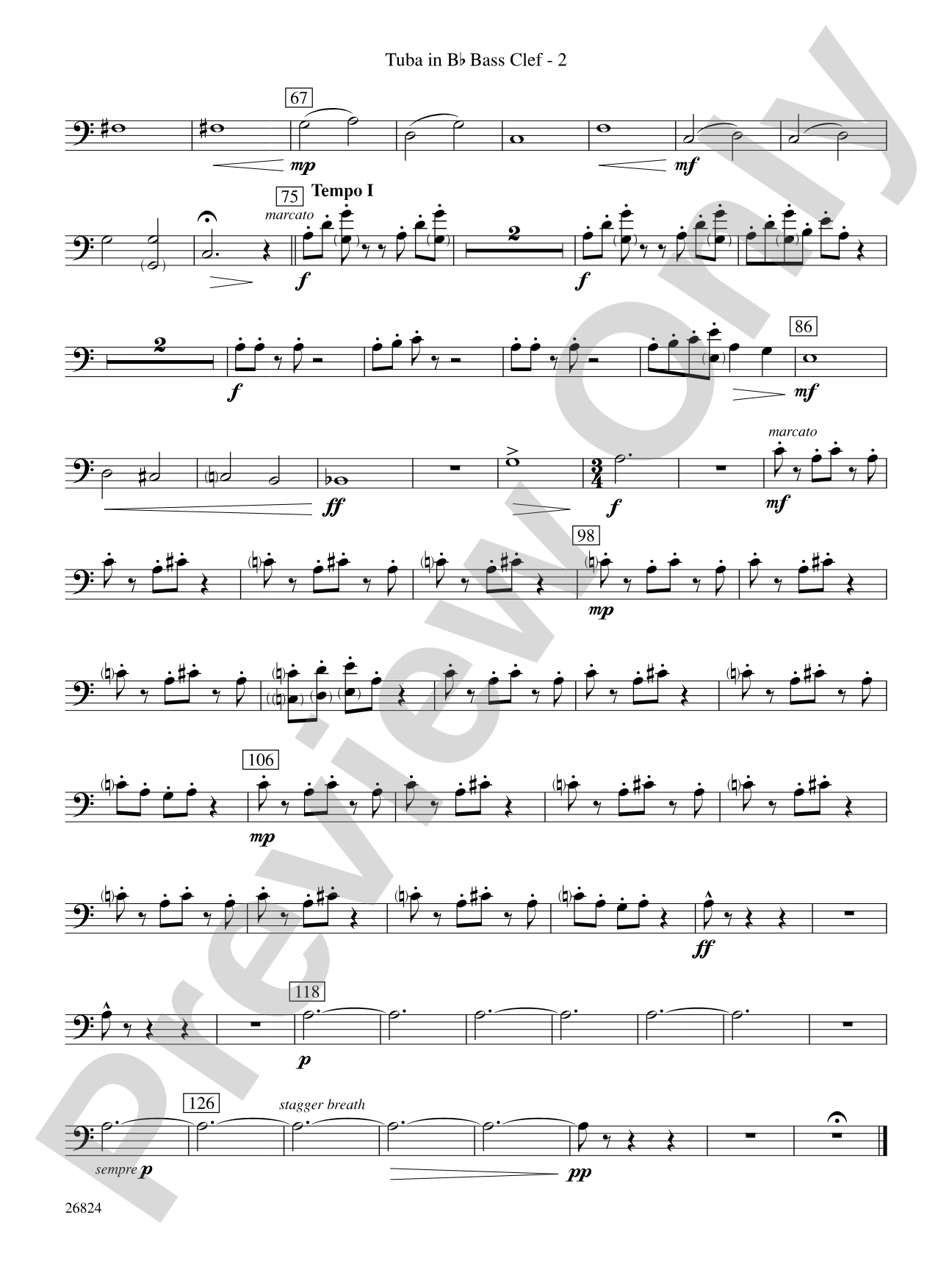 Contraption: (wp) B-flat Tuba B.C.