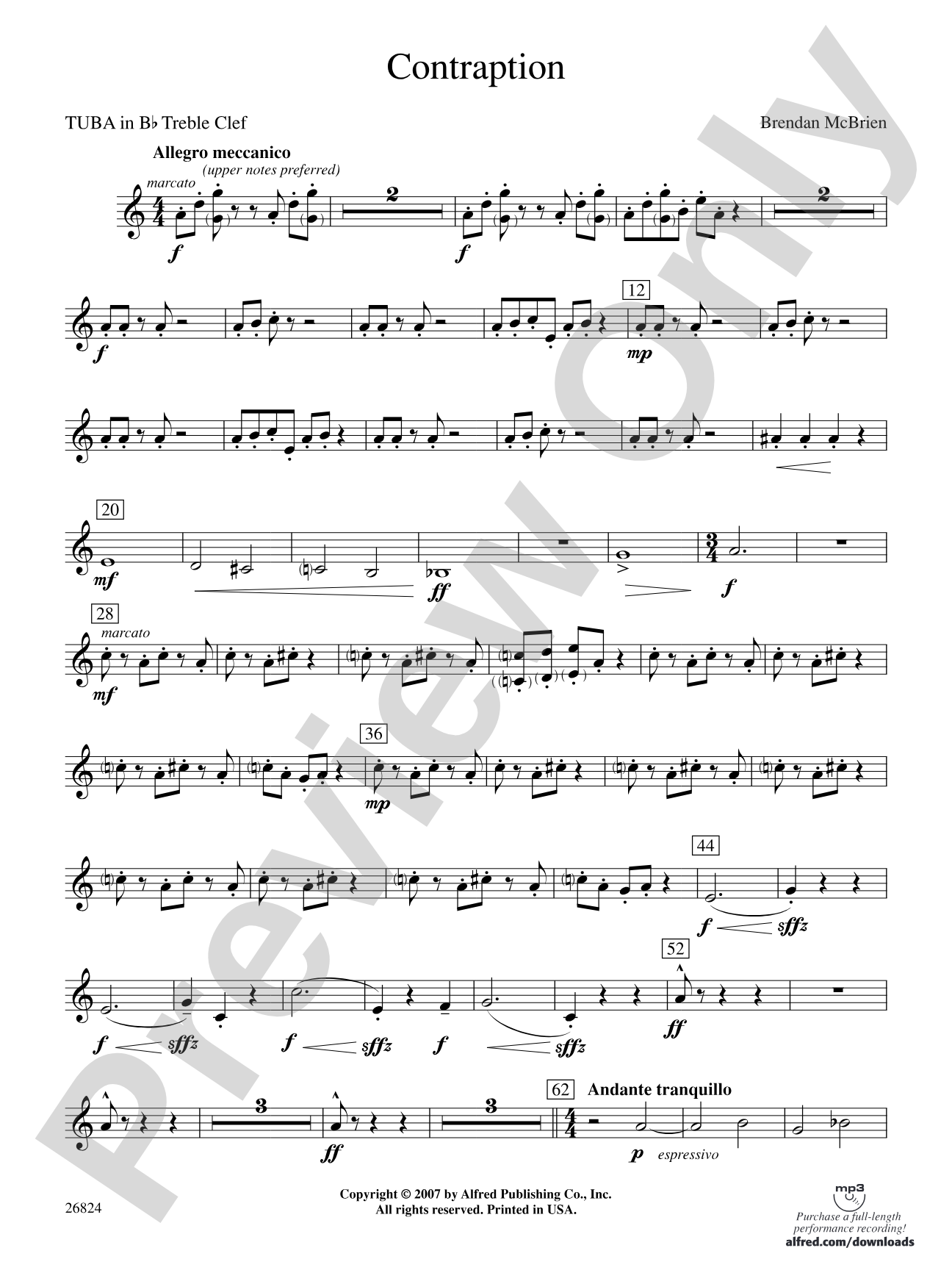 Contraption: (wp) B-flat Tuba T.C.