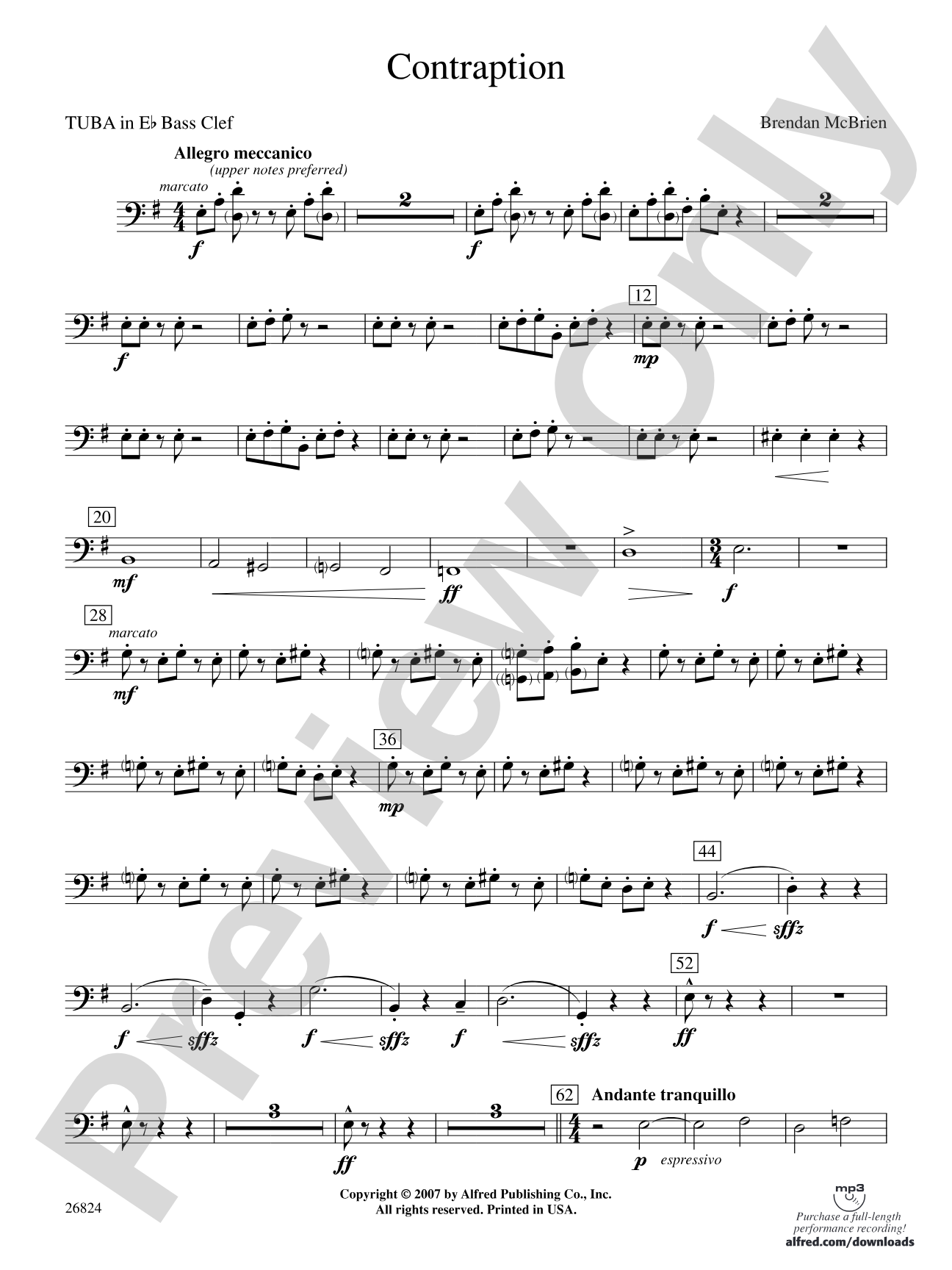 Contraption: (wp) E-flat Tuba B.C.