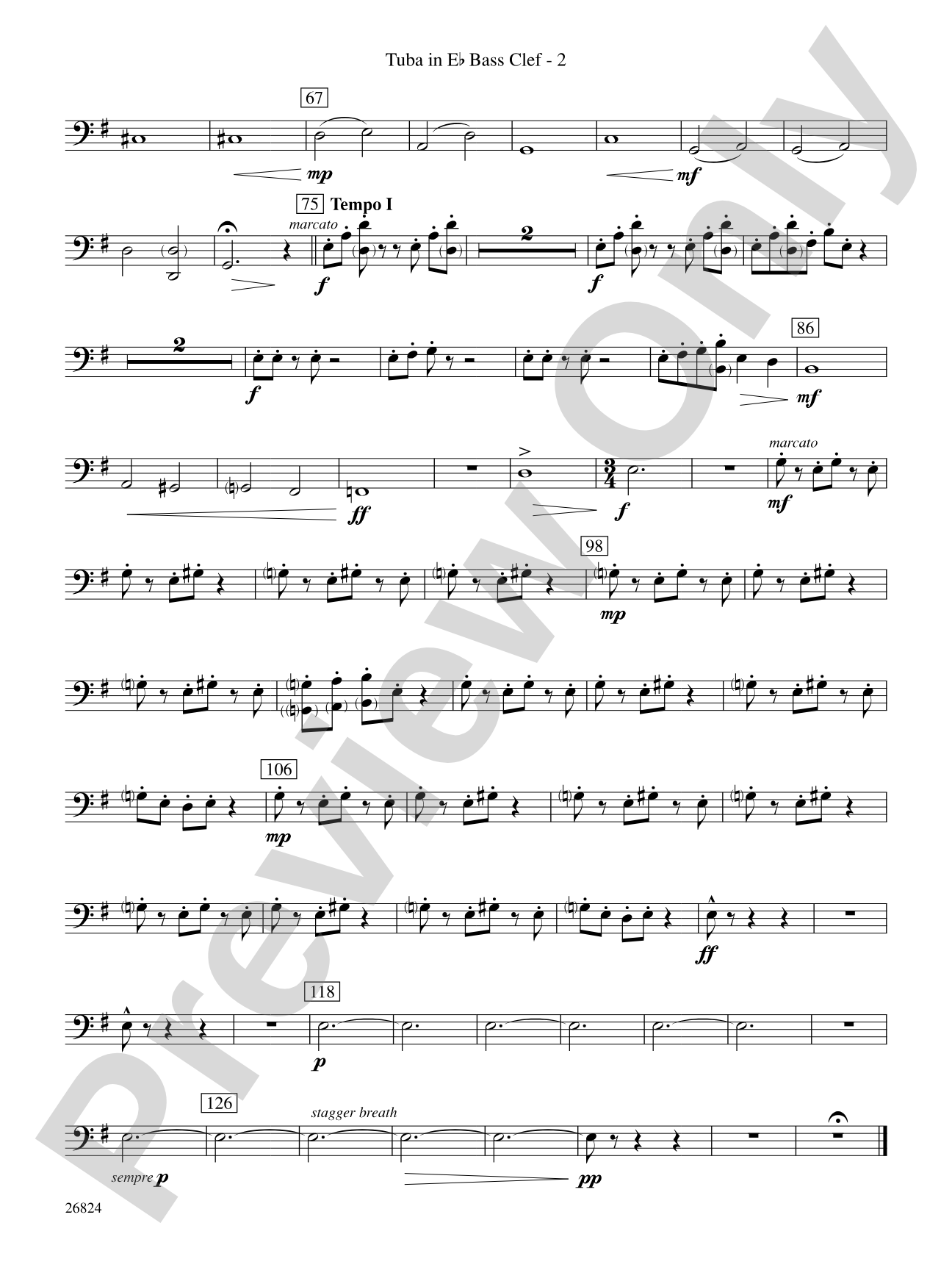 Contraption: (wp) E-flat Tuba B.C.