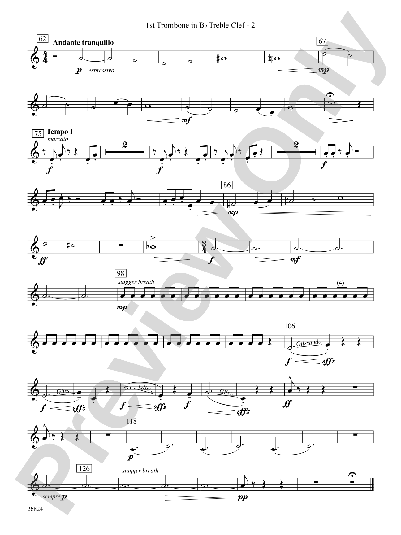 Contraption: (wp) 1st B-flat Trombone T.C.