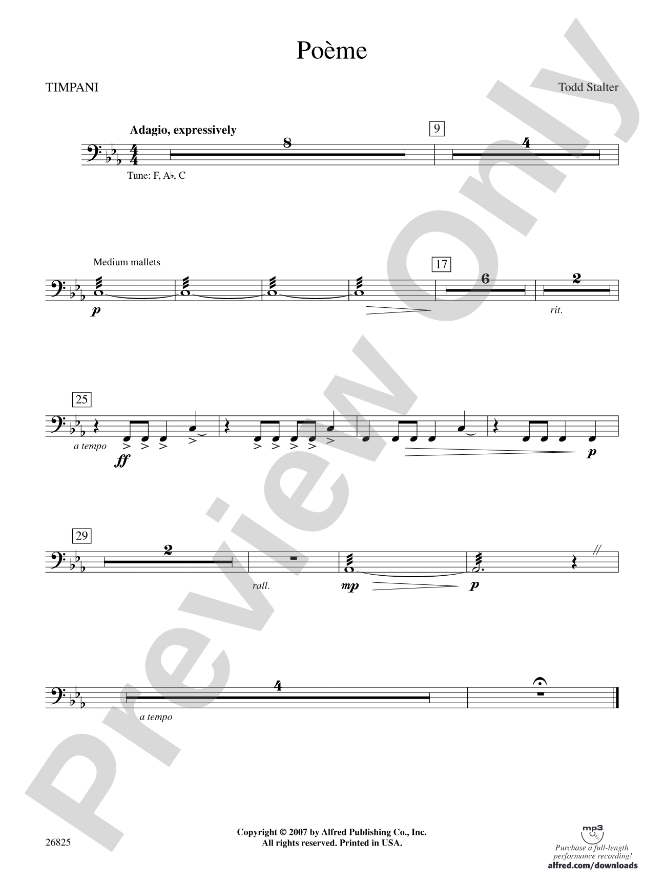 Poeme: Timpani