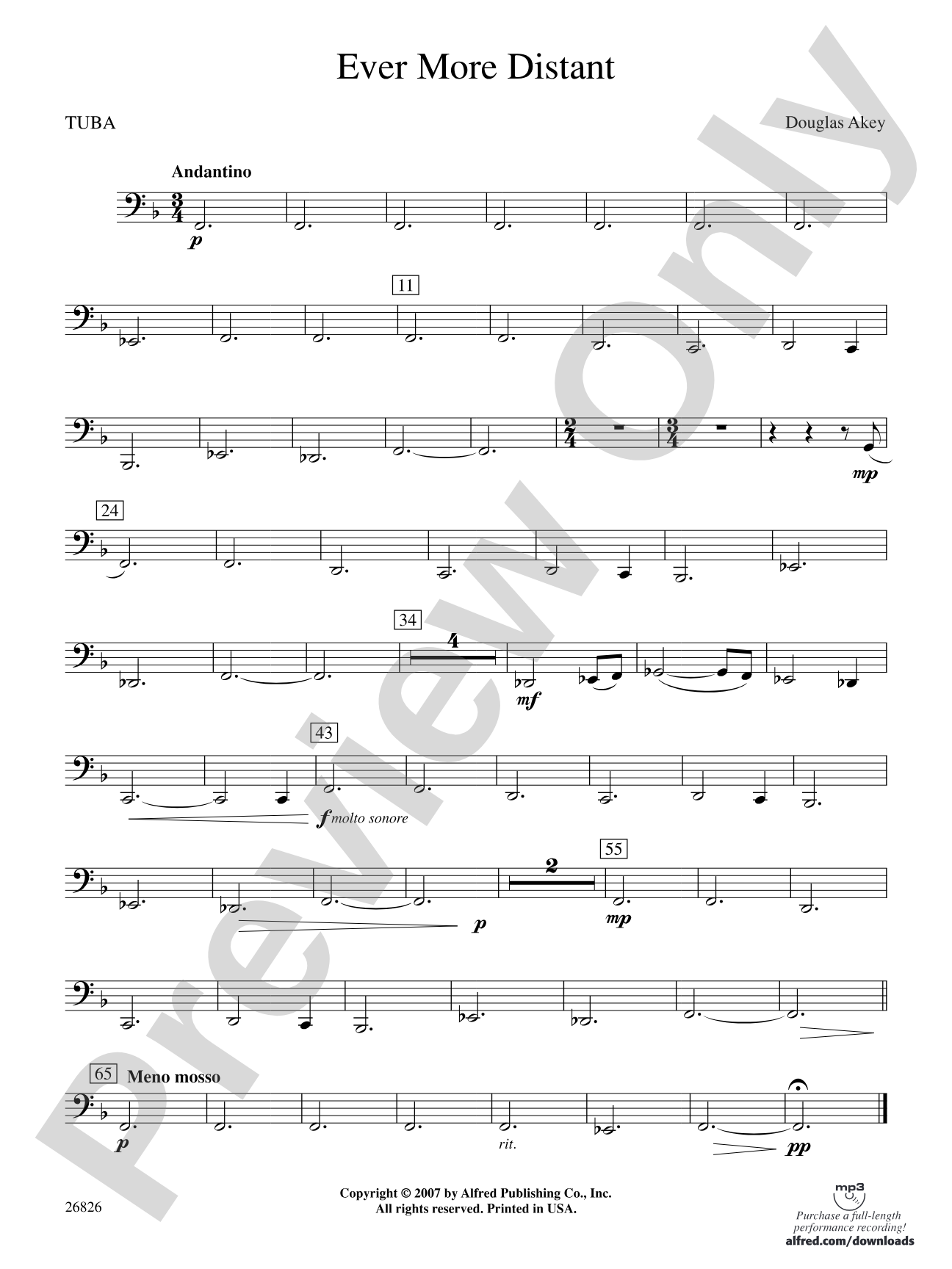 Ever More Distant: Tuba