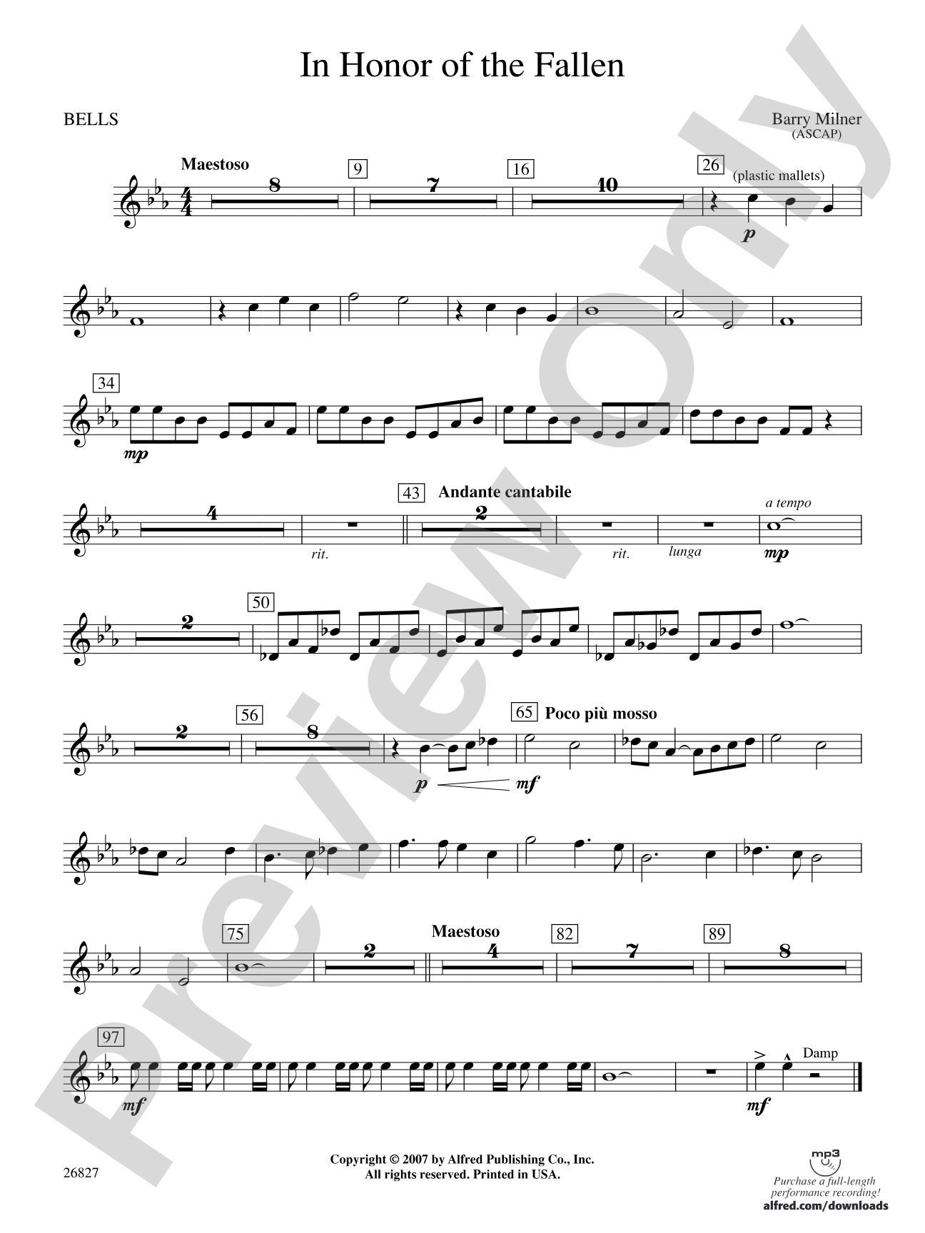 In Honor of the Fallen: Bells