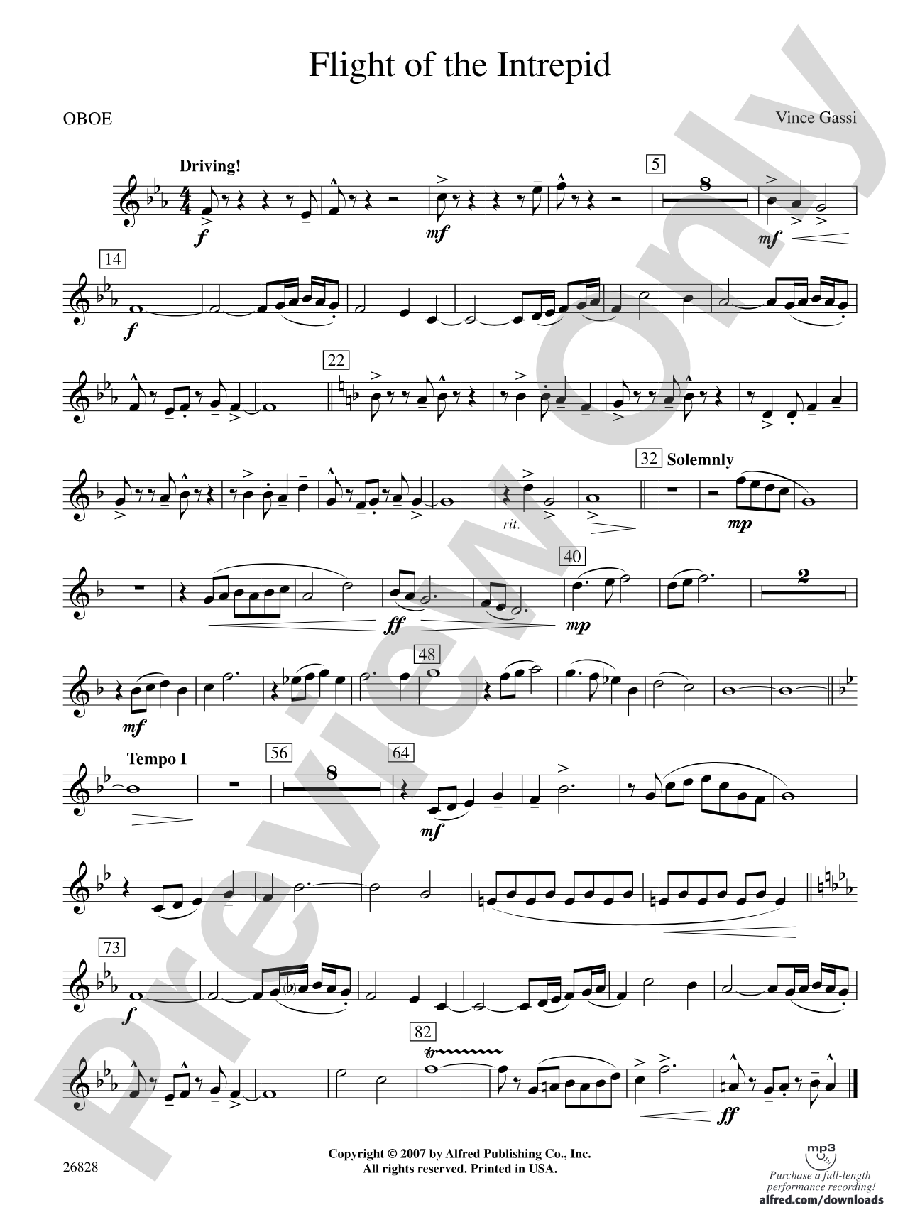 Flight of the Intrepid: Oboe