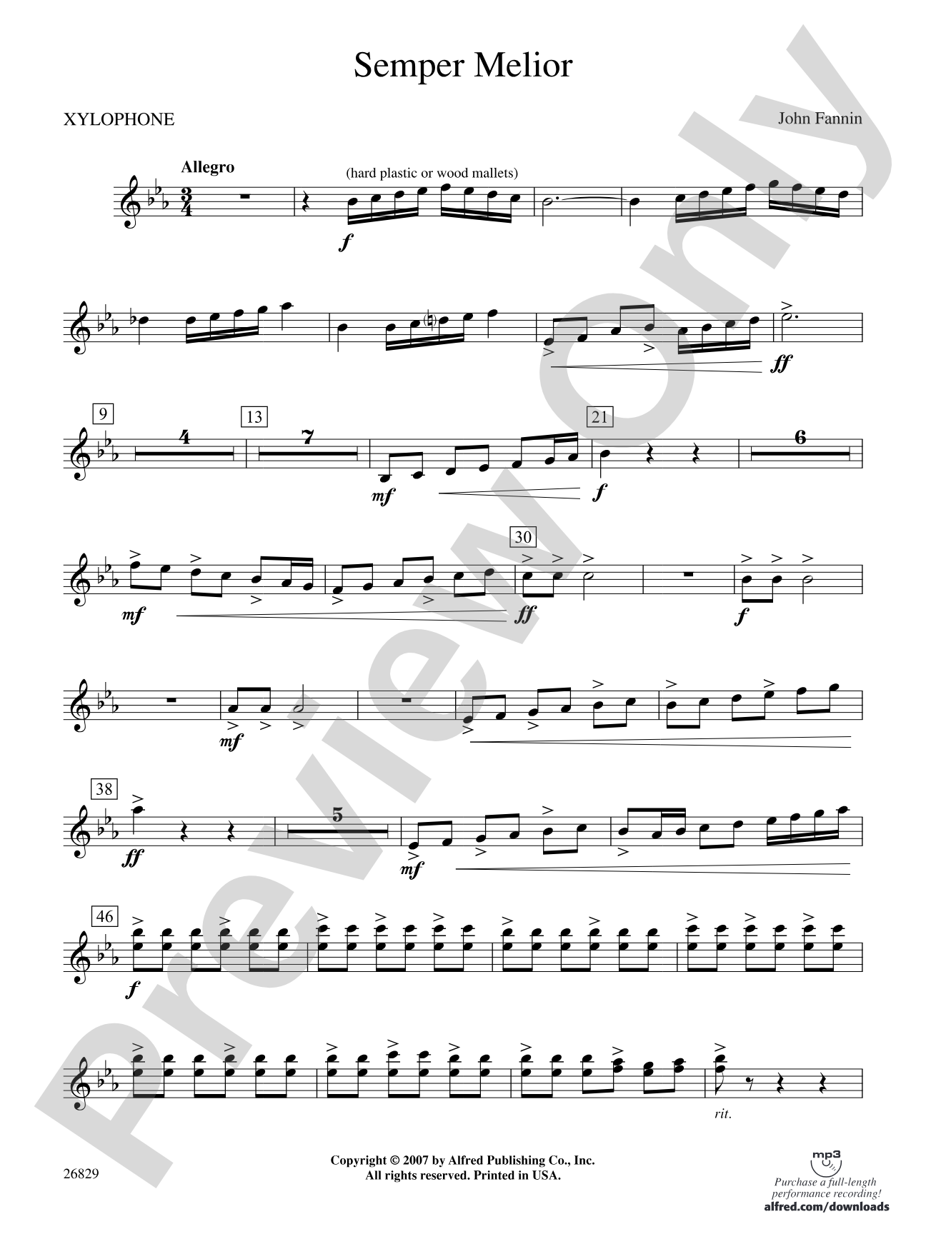 Semper Melior: Xylophone