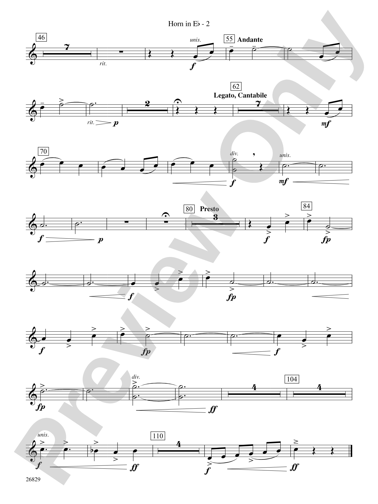 Semper Melior: (wp) 1st Horn in E-flat