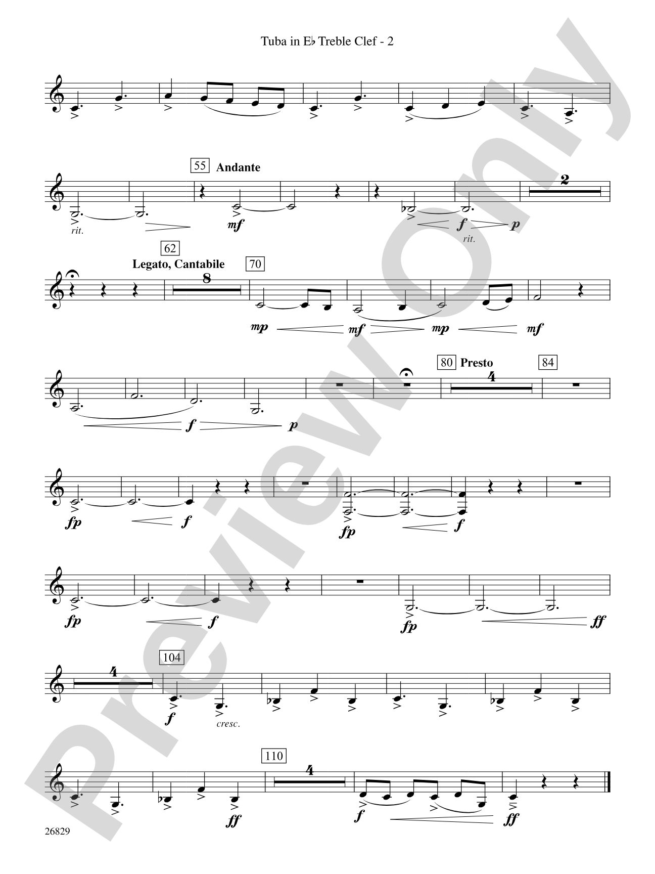 Semper Melior: (wp) E-flat Tuba T.C.