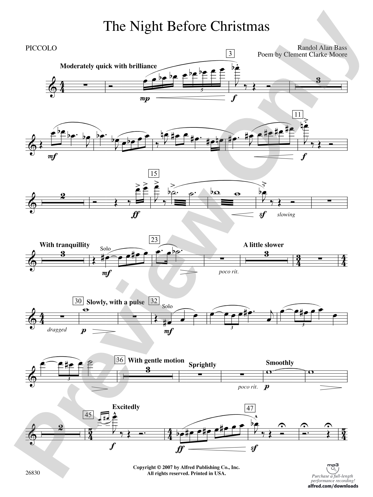 The Night Before Christmas: Piccolo