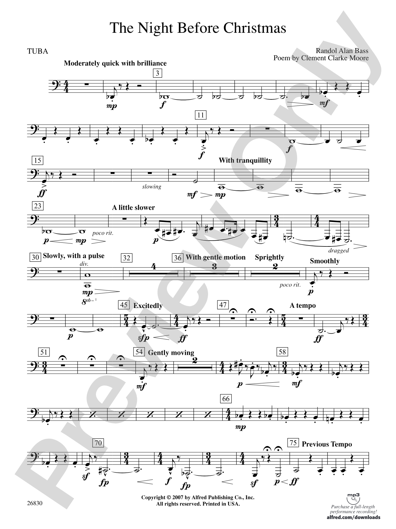 The Night Before Christmas: Tuba