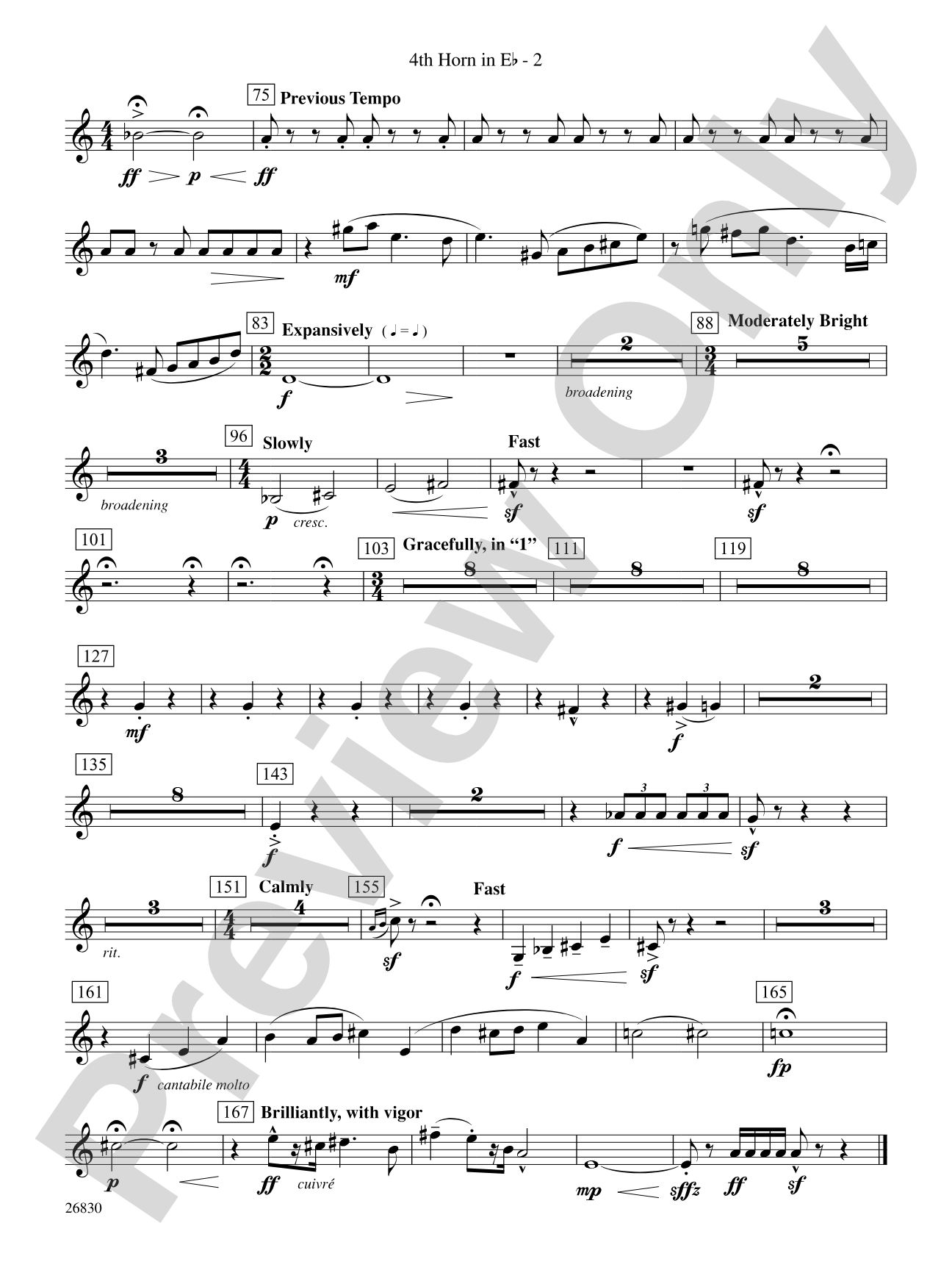 The Night Before Christmas: (wp) 4th Horn in E-flat