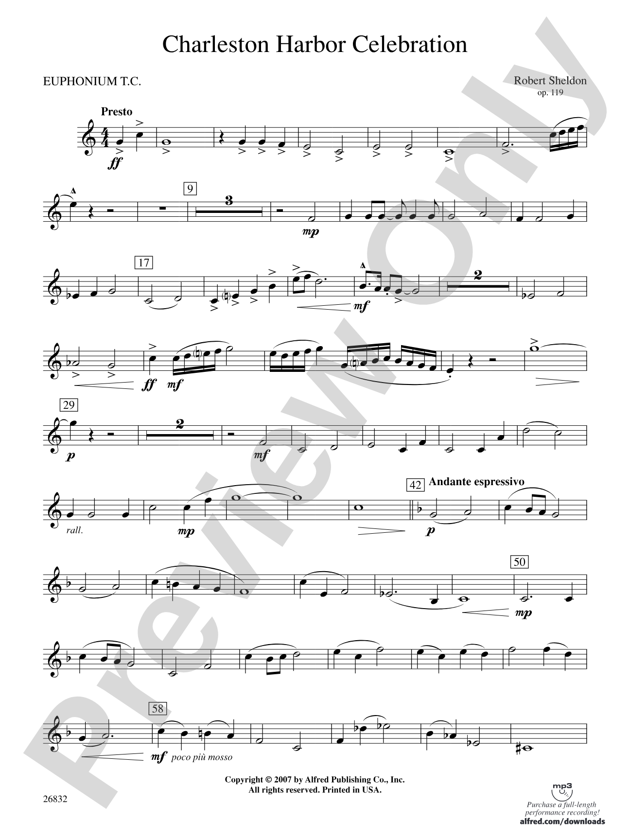 Charleston Harbor Celebration: Baritone T.C.