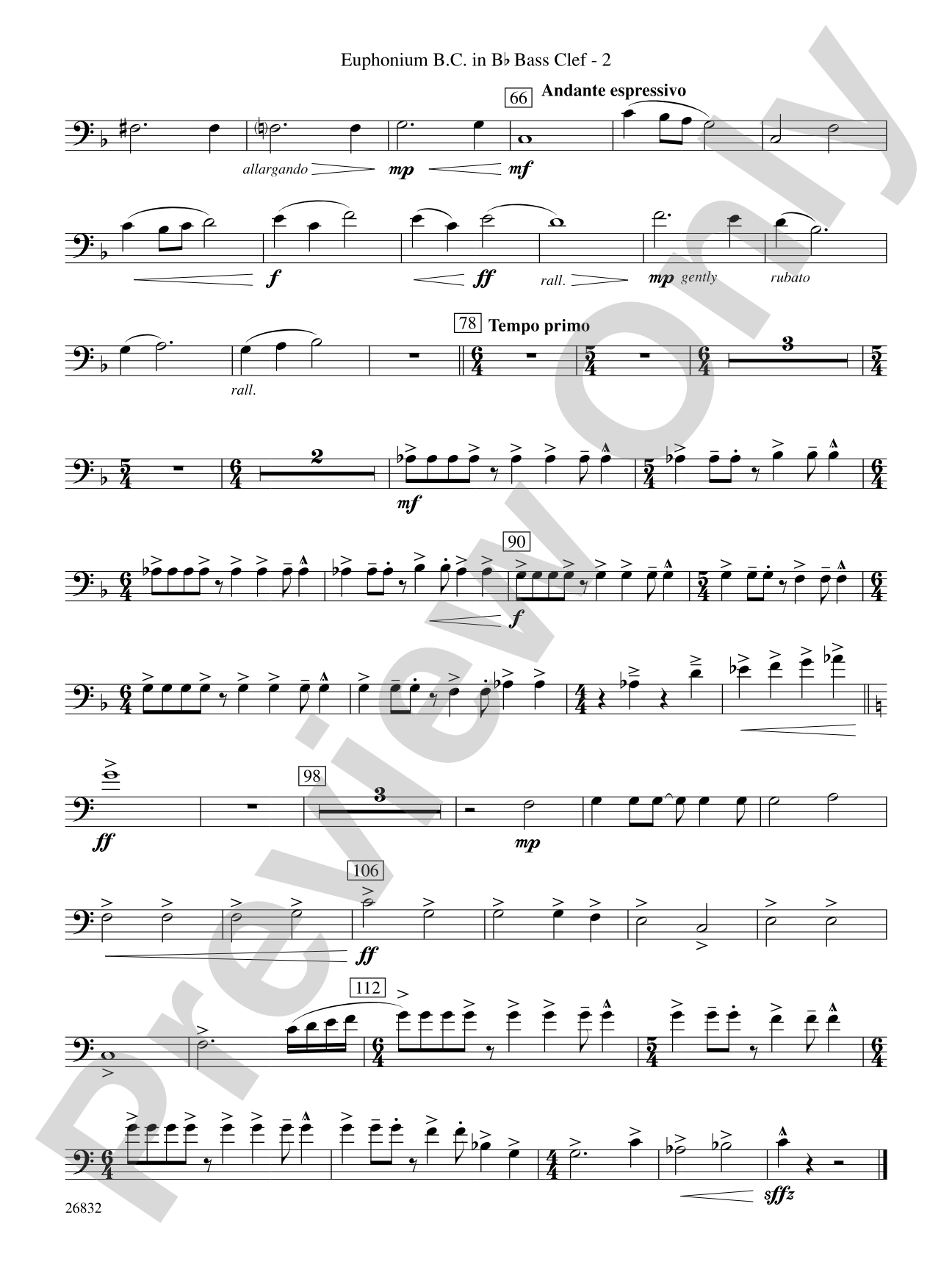 Charleston Harbor Celebration: (wp) B-flat Baritone B.C.