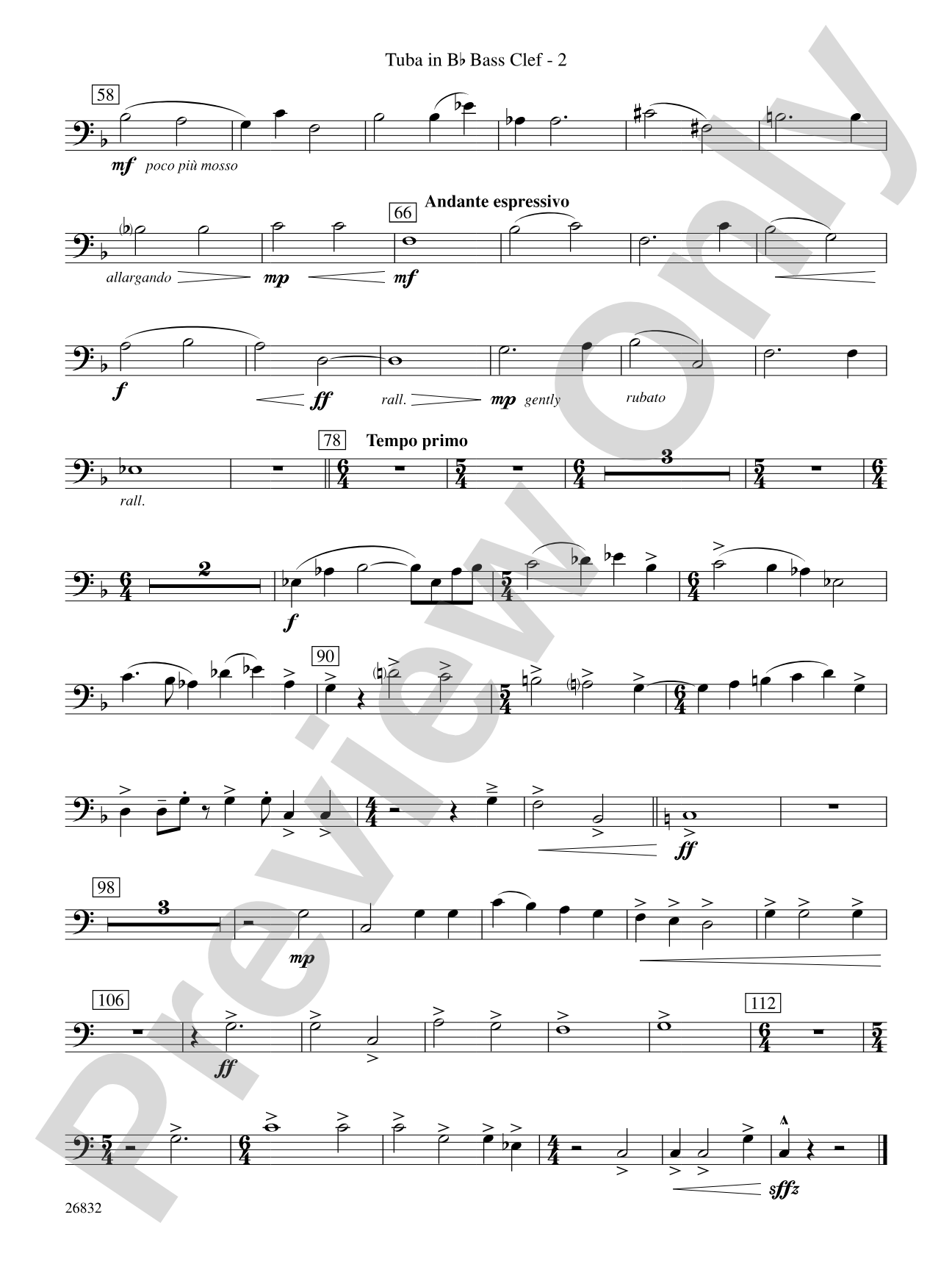 Charleston Harbor Celebration: (wp) B-flat Tuba B.C.